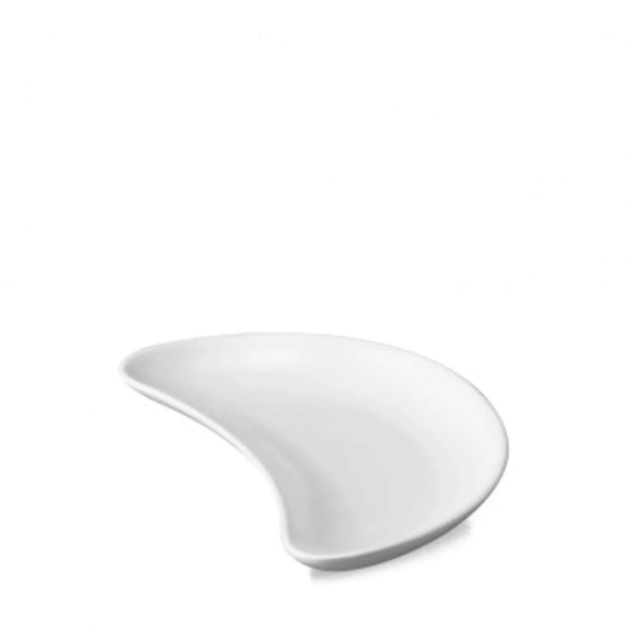 Whiteware White Crescent Salat Teller 20.3cm - KAQTU Design