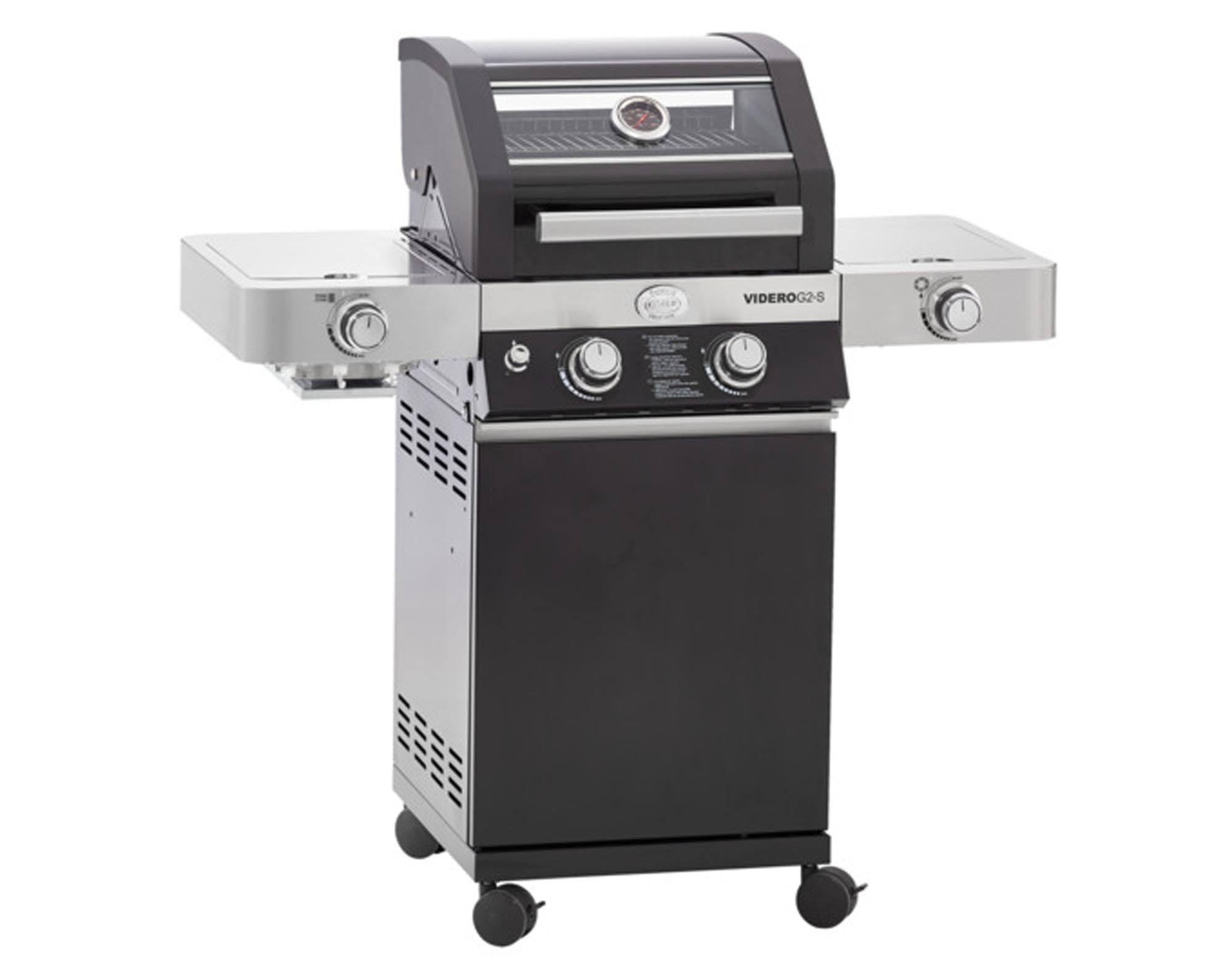 Gasgrill Videro G2 G2-S sw in  präsentiert im Onlineshop von KAQTU Design AG. Grill ist von RÖSLE