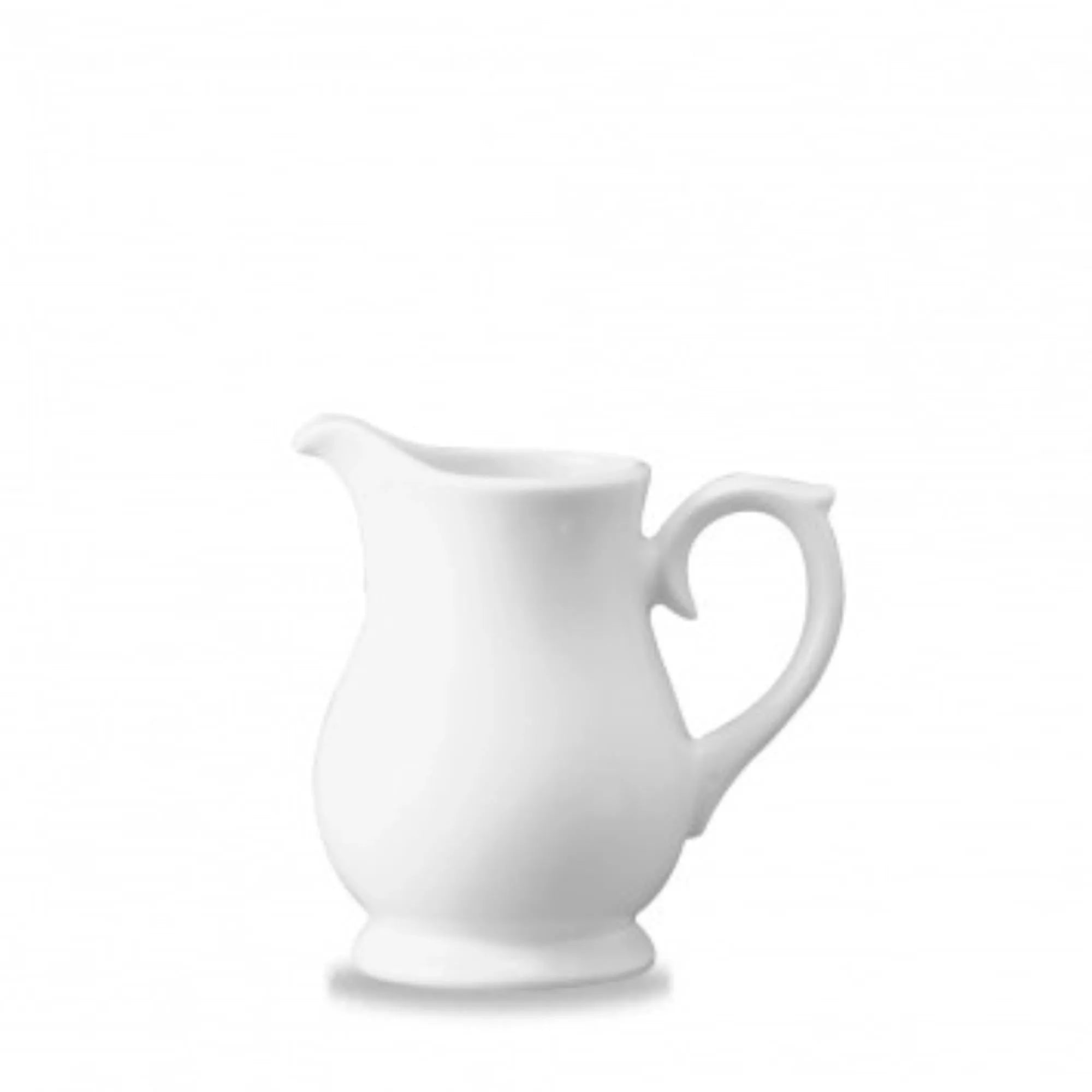 Whiteware White Sandringham Krug / Creamer 14cl H10cm - KAQTU Design