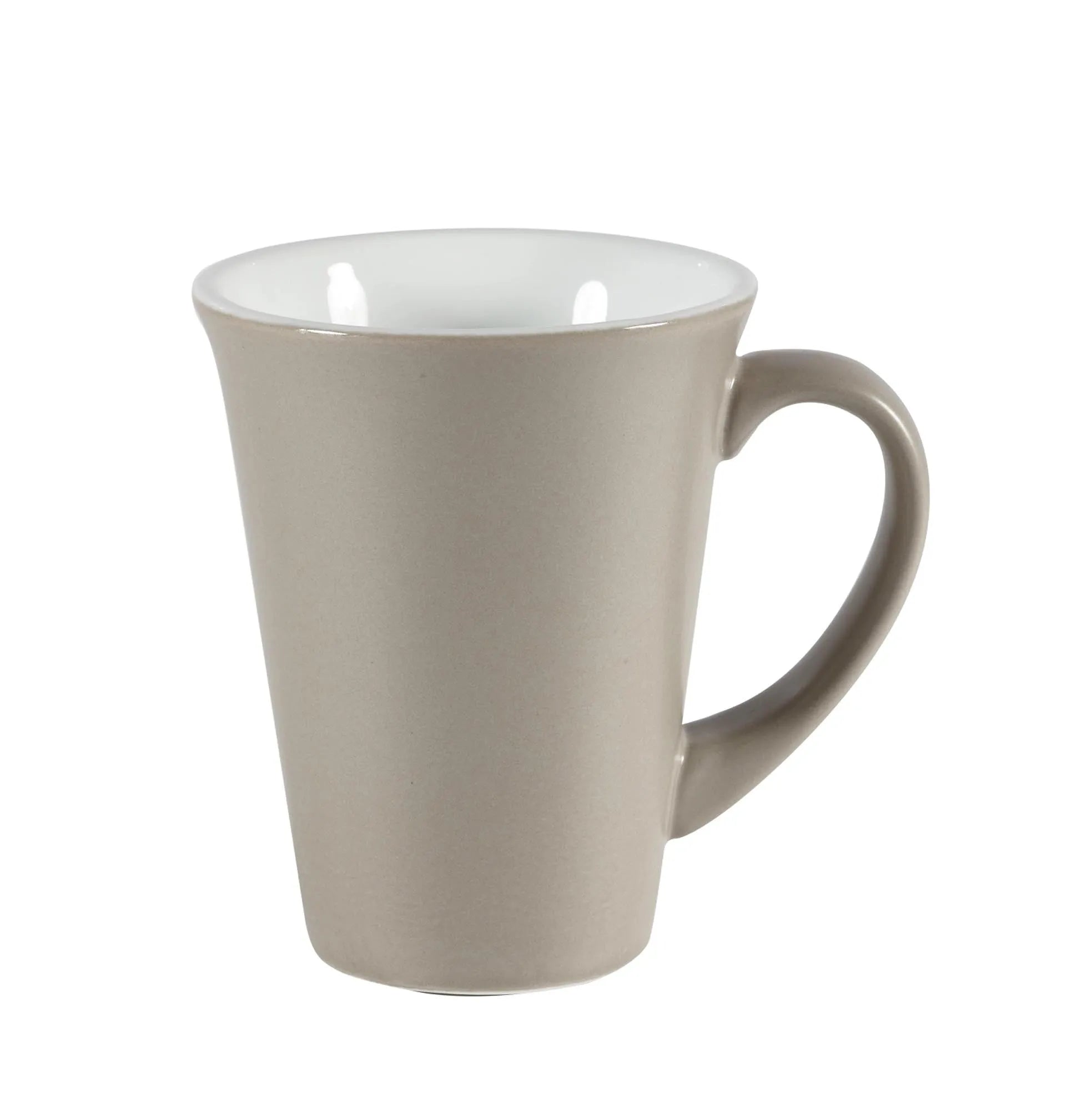 Stilvolle, matte Becher aus langlebigem Porzellan, ideal für Kaffee & Tee. Elegantes Design, spülmaschinenfest, 34cl.