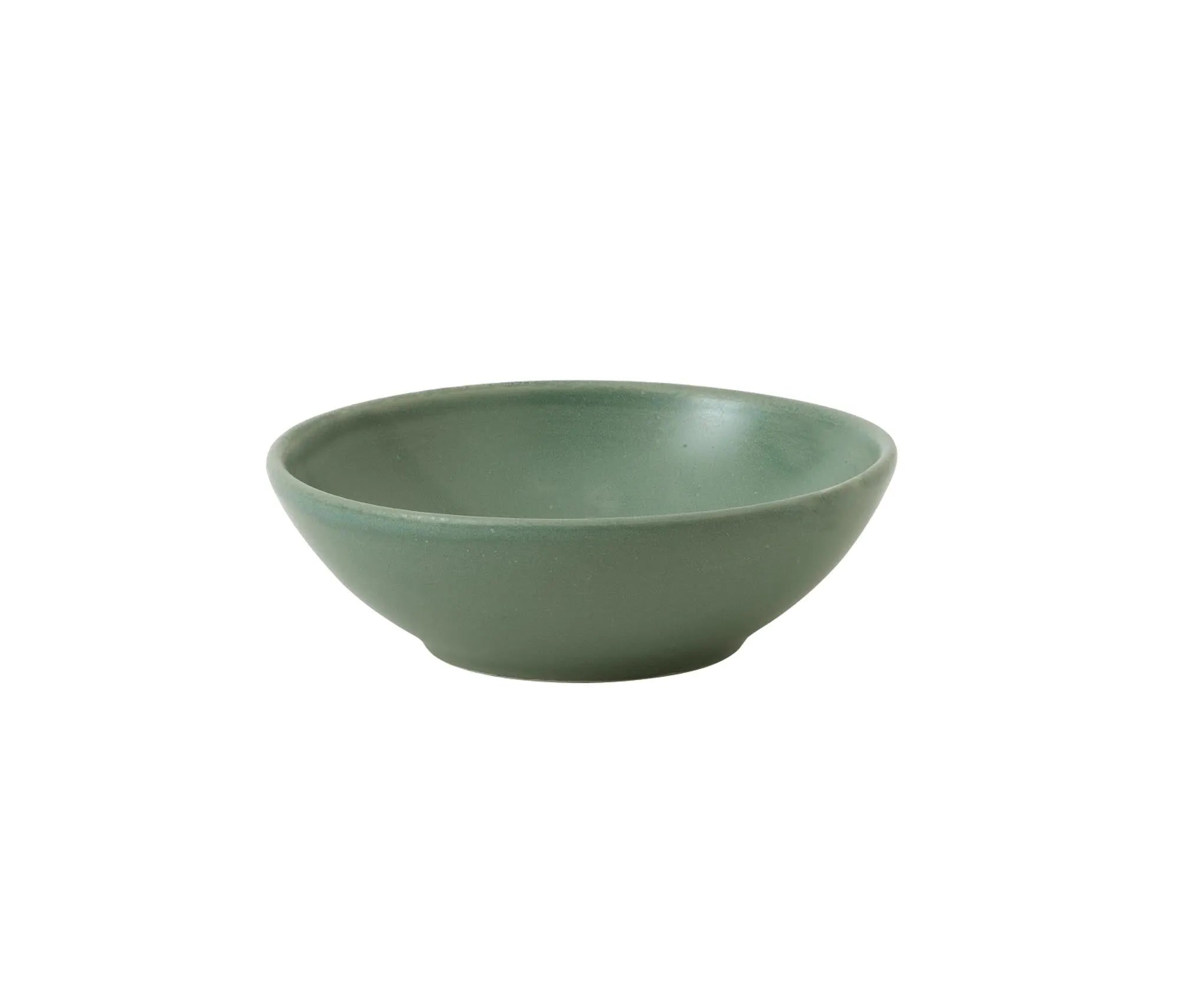 Die Nourish Andorra Green Contour Schale von Churchill, 13 cm, 26 cl, aus robustem Porzellan, besticht durch ihr elegantes, grünes Design. Ideal für Vorspeisen, Salate und Desserts.