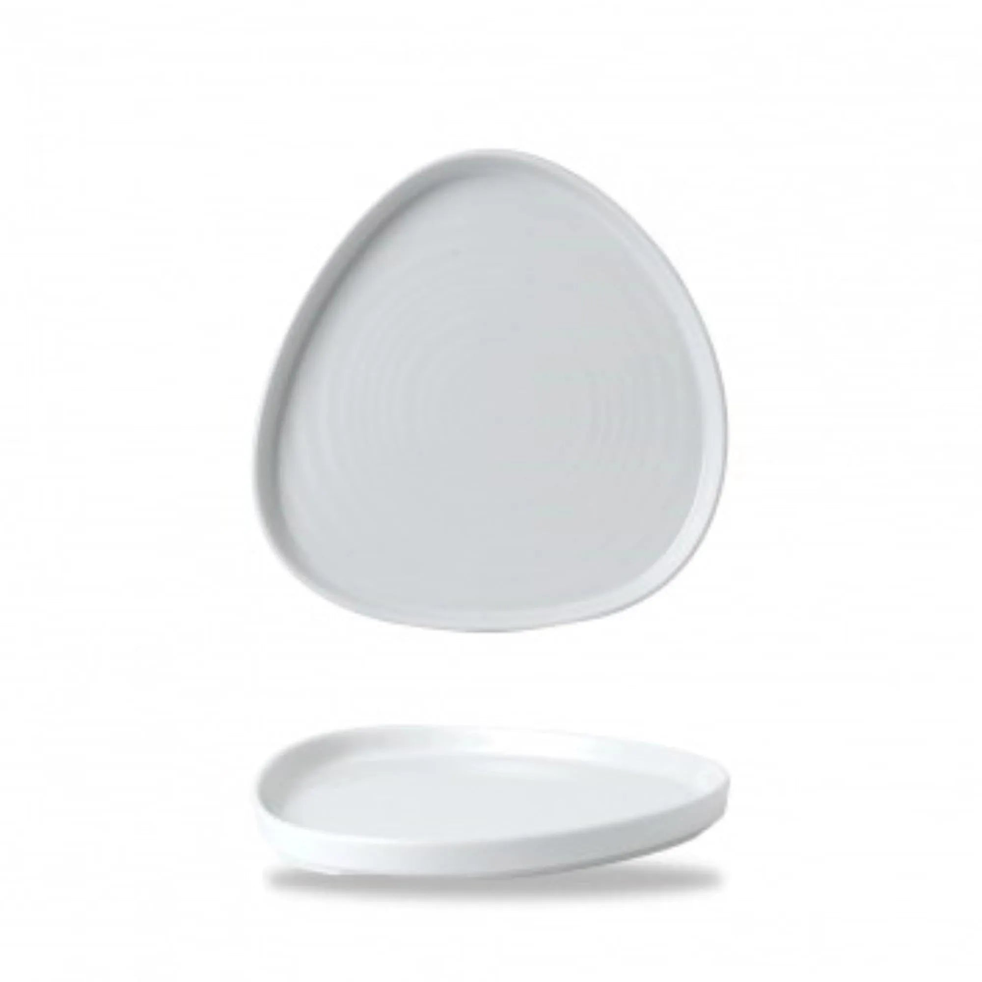 Chef's Plates White Triangel Teller 20cm H2cm - KAQTU Design