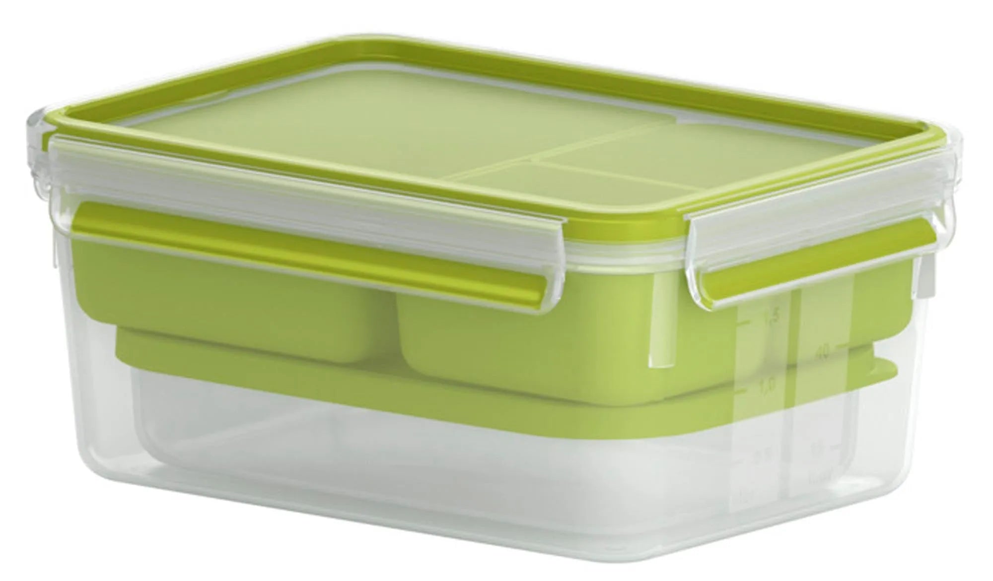 Lunchbox XL Clip & Go 2.3 l in  präsentiert im Onlineshop von KAQTU Design AG. Aufbewahrungsdose ist von EMSA