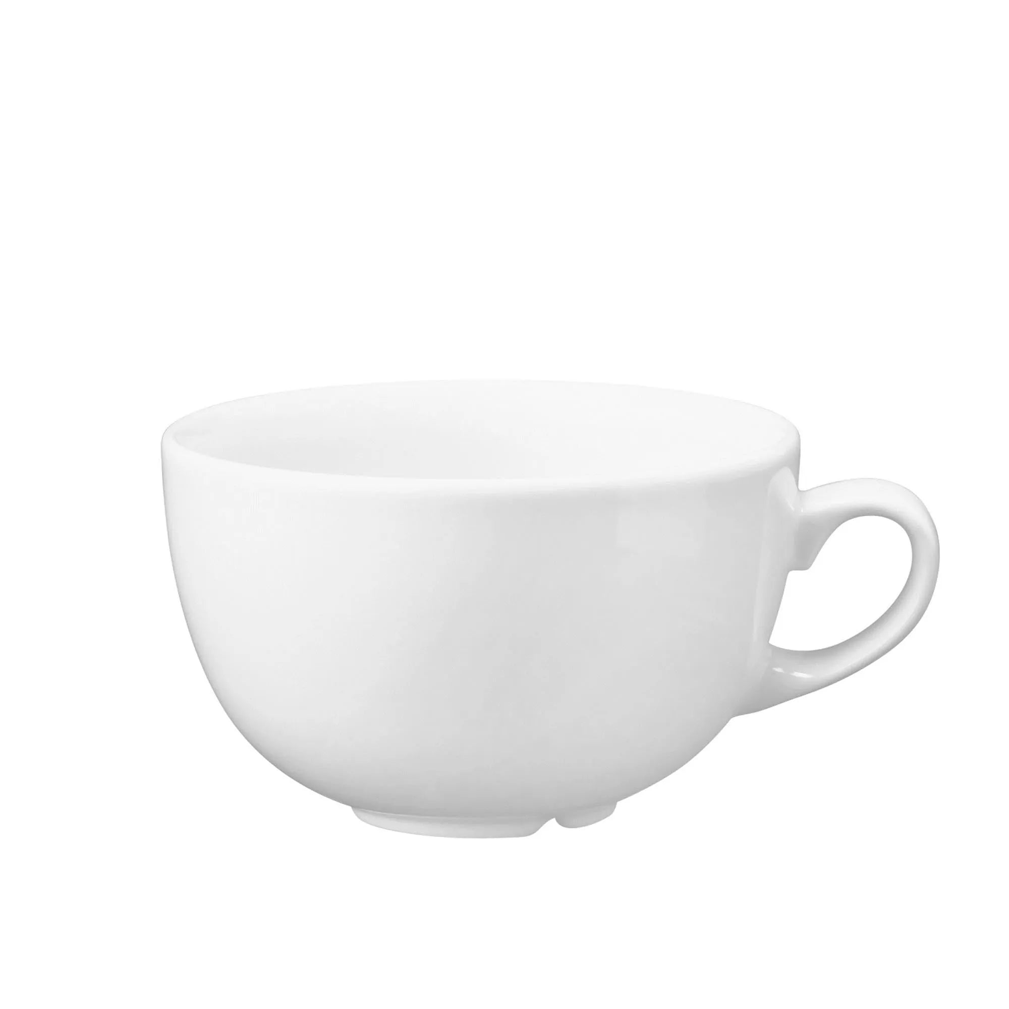 Elegante 34cl Vellum White Tasse von Churchill aus hochwertigem Porzellan, ideal für Kaffee, Tee und Gastronomie.