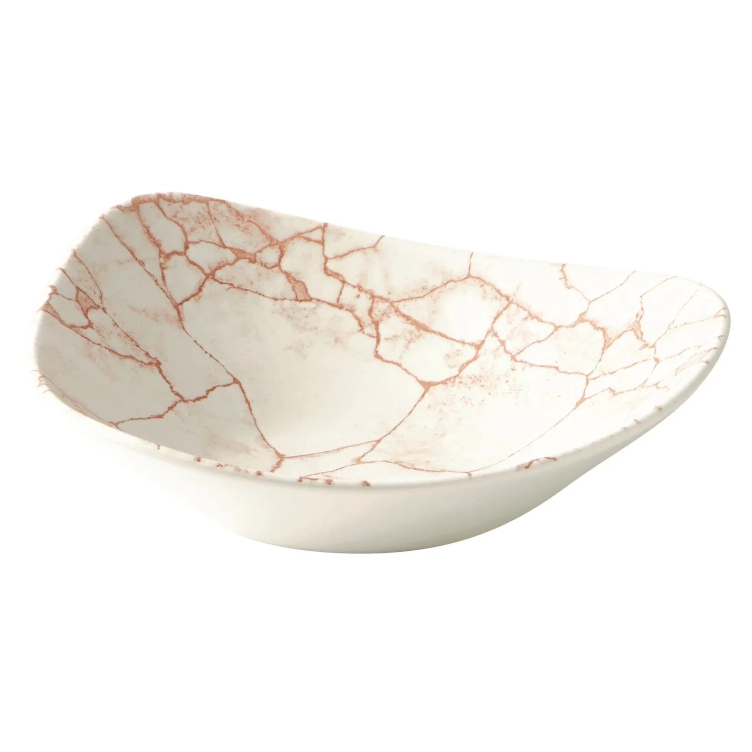 S.P. Kintsugi Coral Triangel Teller tief 18.5cm