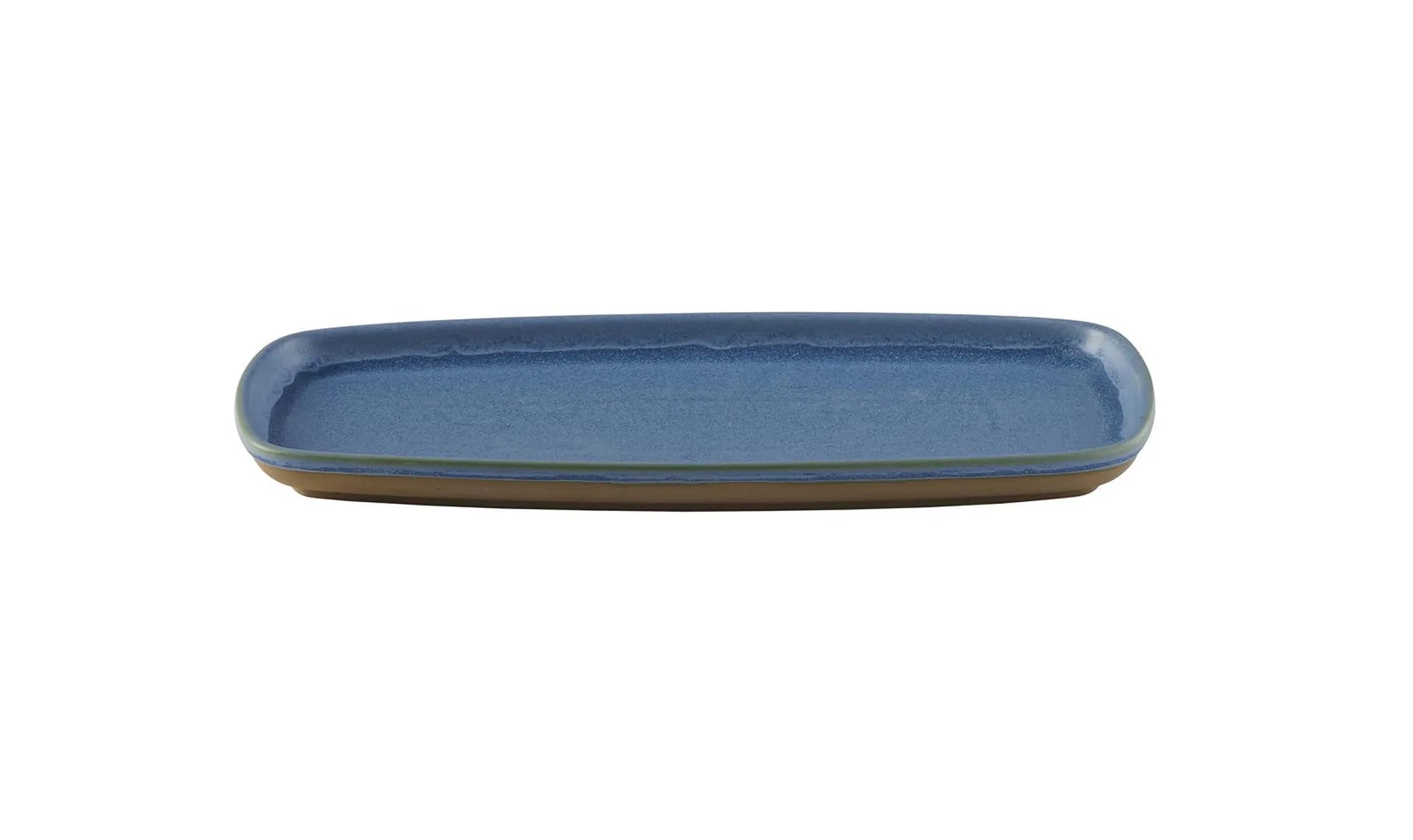 Stilvolle Oslo Blue Platte 30x14.7cm von Churchill für edles Ambiente.