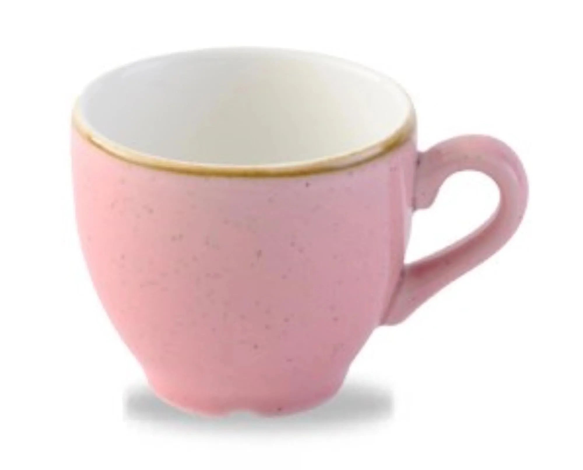 Elegante Petal Pink Espressotasse (10cl) aus Porzellan, hitzebeständig, spülmaschinenfest, handgefertigt, einzigartig, romantisch.