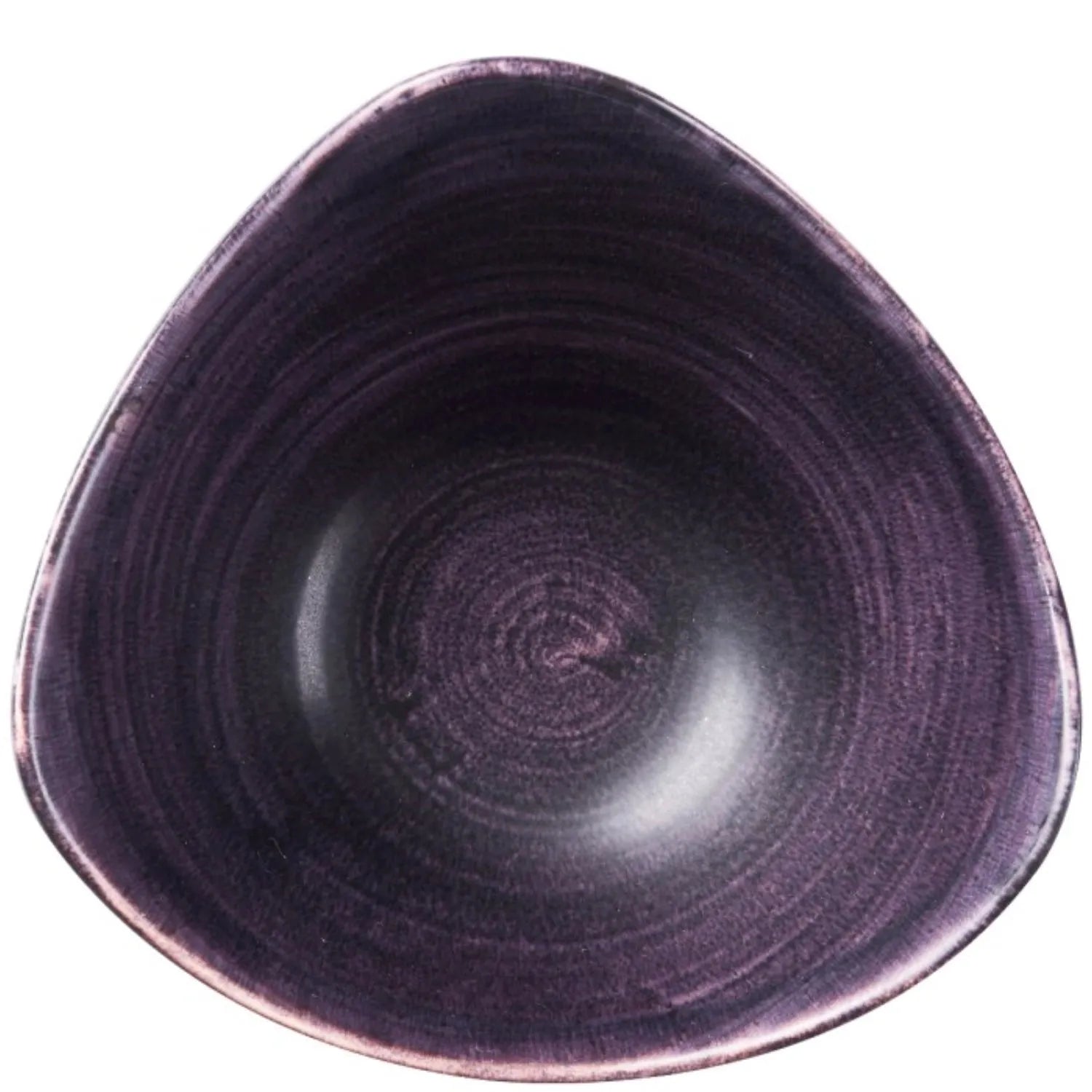 Stonecast Patina Deep Purple Triangel Schüssel 23.5cm