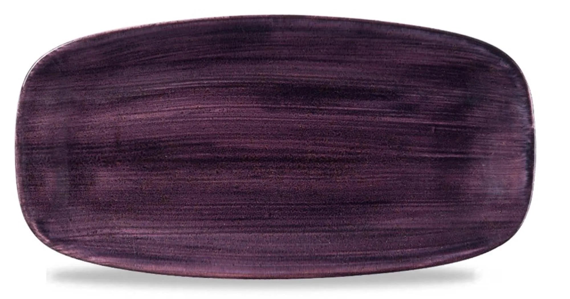 Stonecast Patina Deep Purple Chef Oblong Platte 29.8x15.3 cm - KAQTU Design