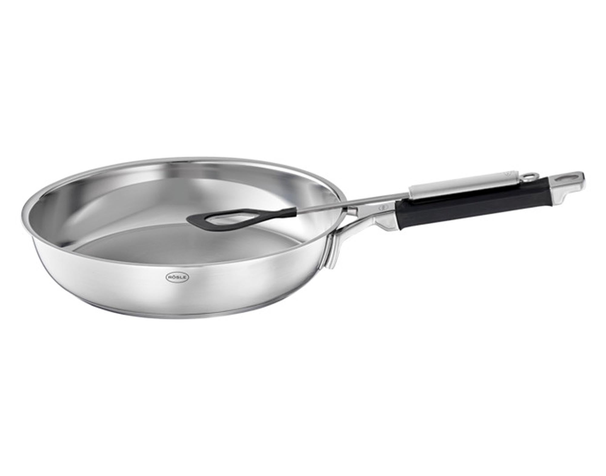 Bratpfanne SilencePro Inox ø 28 cm in  präsentiert im Onlineshop von KAQTU Design AG. Bratpfanne ist von RÖSLE