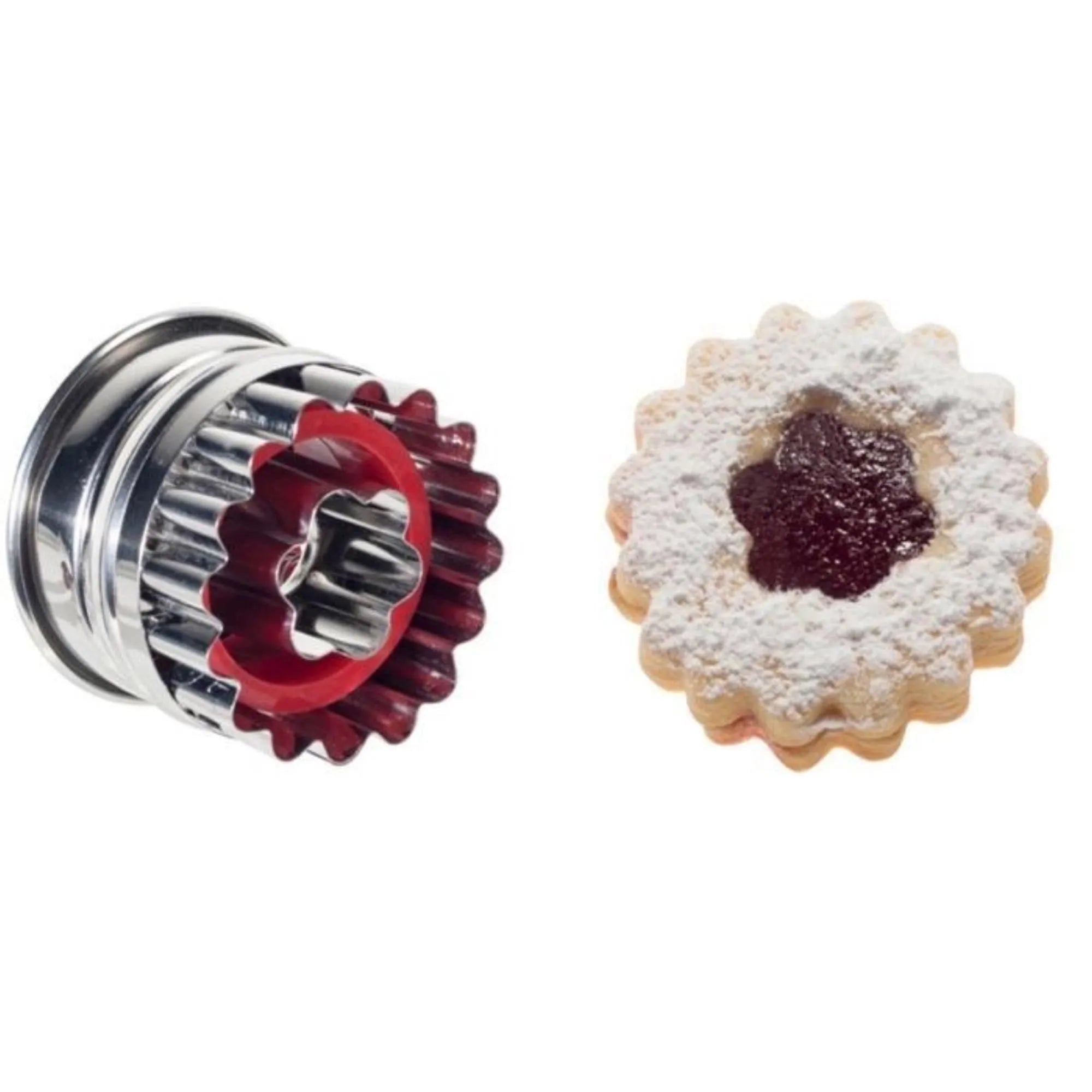 Linzer-Ausstechform Rosette, 5cm - KAQTU Design