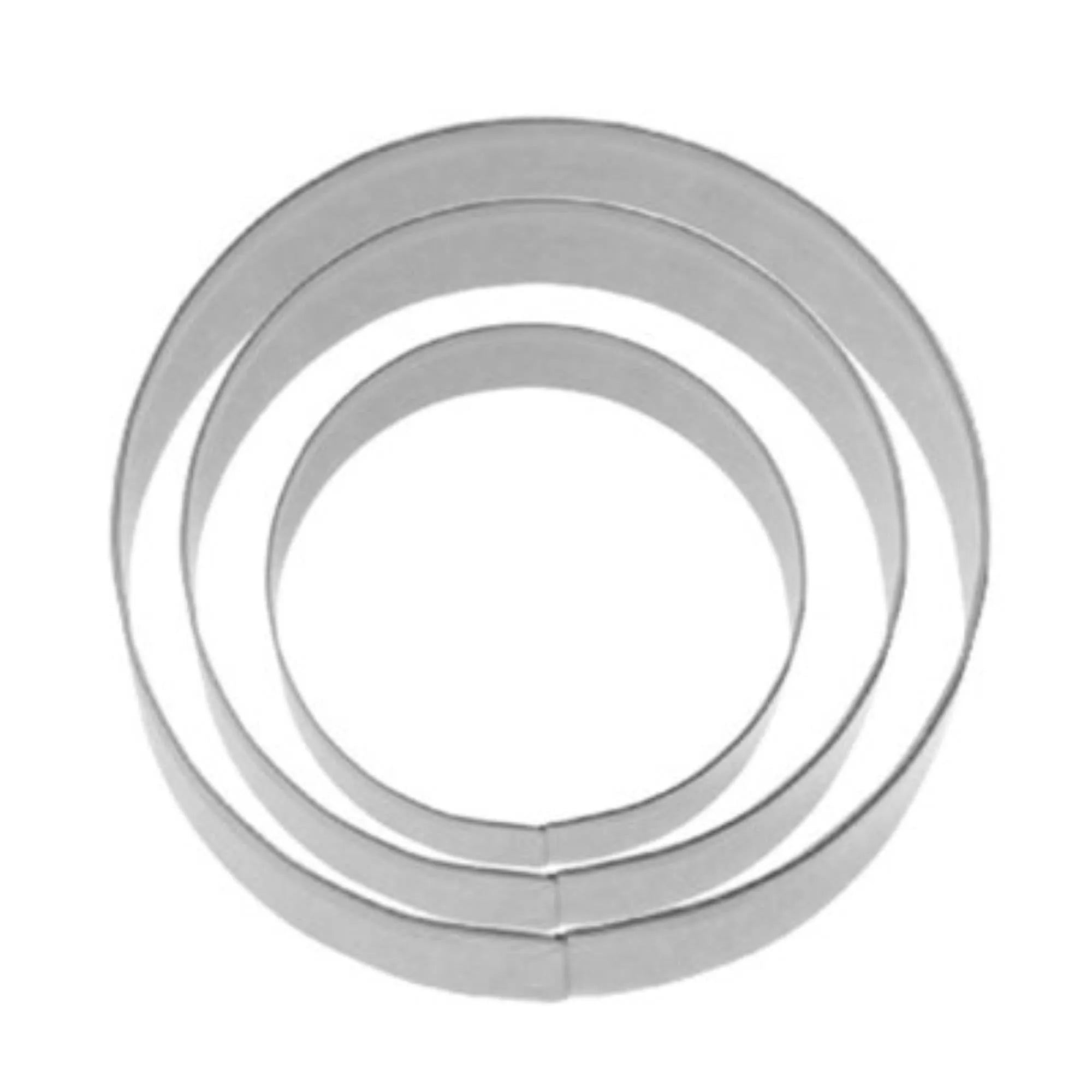 3 Stk. Terrassen-Ausstechformen Ring glatt, D4,5,6cm, Ausstecher, KAQTU Design