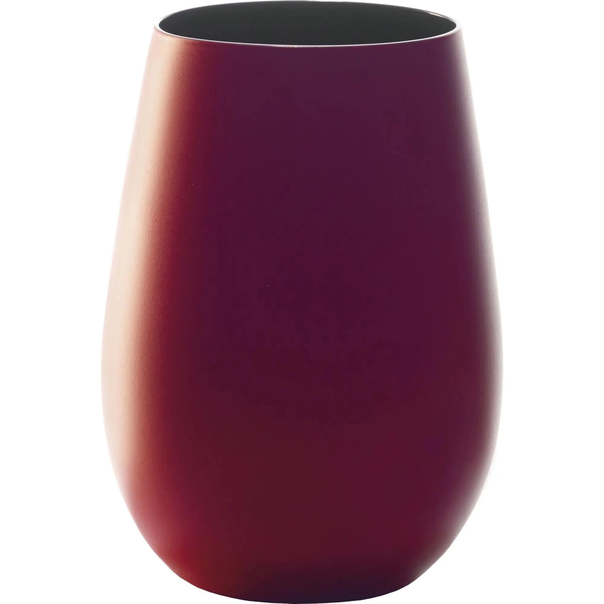 Elements Becher 465ml in Rot/Schwarz präsentiert im Onlineshop von KAQTU Design AG. Glas ist von Stölzle