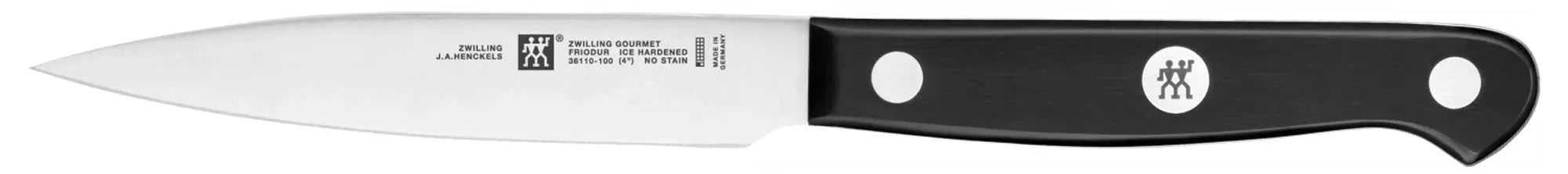 ZWILLING Gourmet Schälmesser: 100 mm, rostfreier Spezialstahl, ergonomischer Griff, präzises Schälen & Schneiden, langlebig.