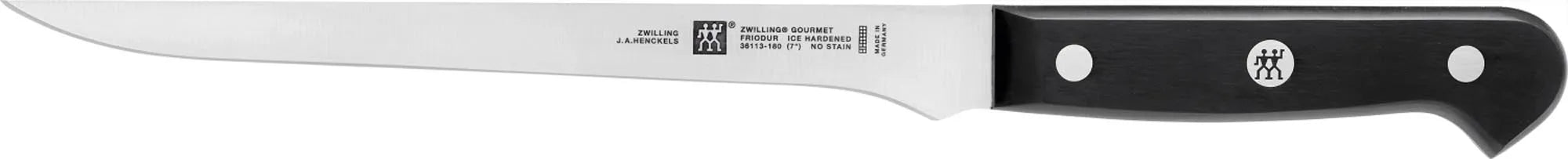 Das ZWILLING Gourmet Filiermesser 180mm: Präzision, Qualität und Stil für perfekte Filets.