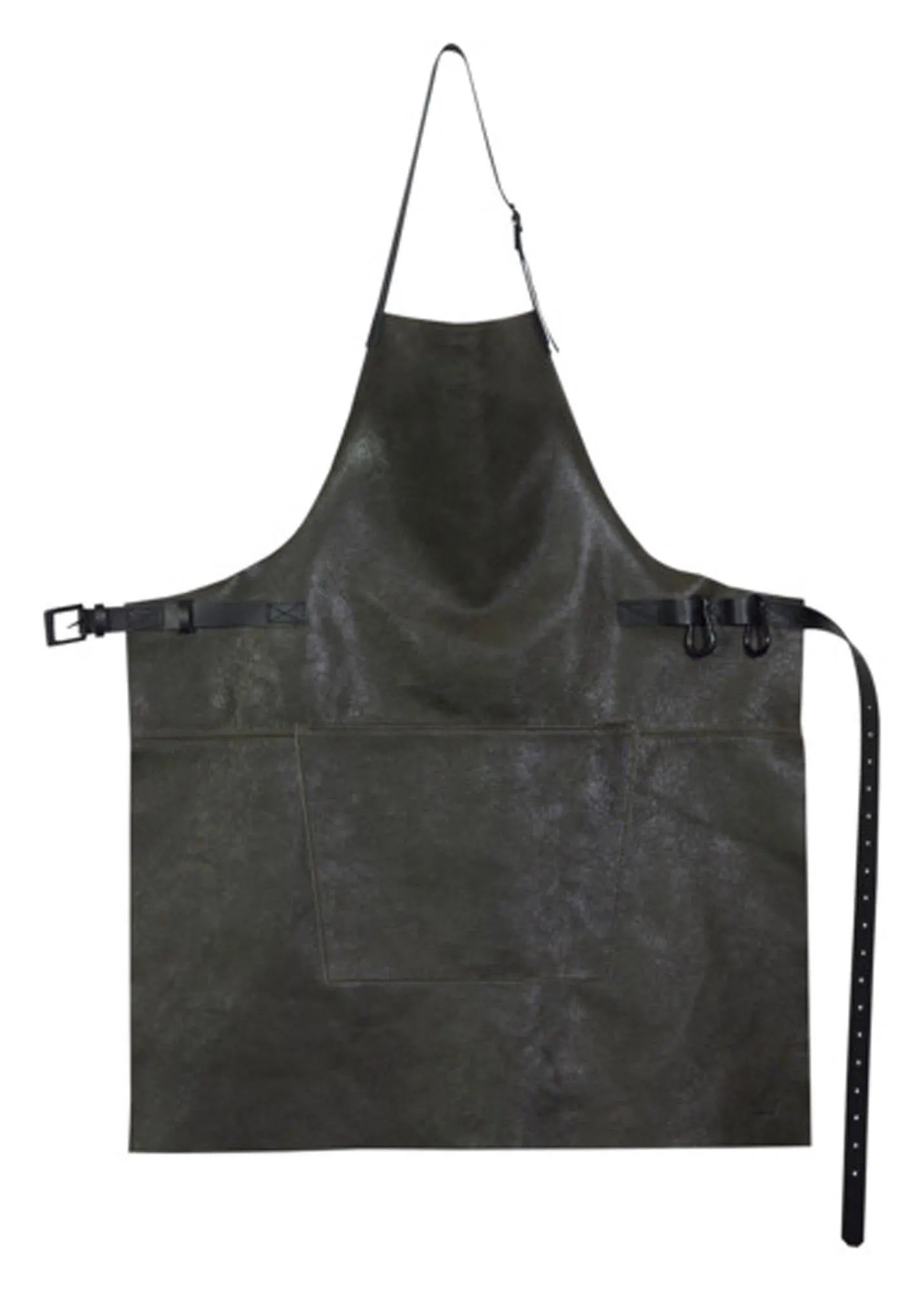 Schürze BBQ Leder in Schwarz präsentiert im Onlineshop von KAQTU Design AG. Küchenhelfer ist von DUTCHDELUXES