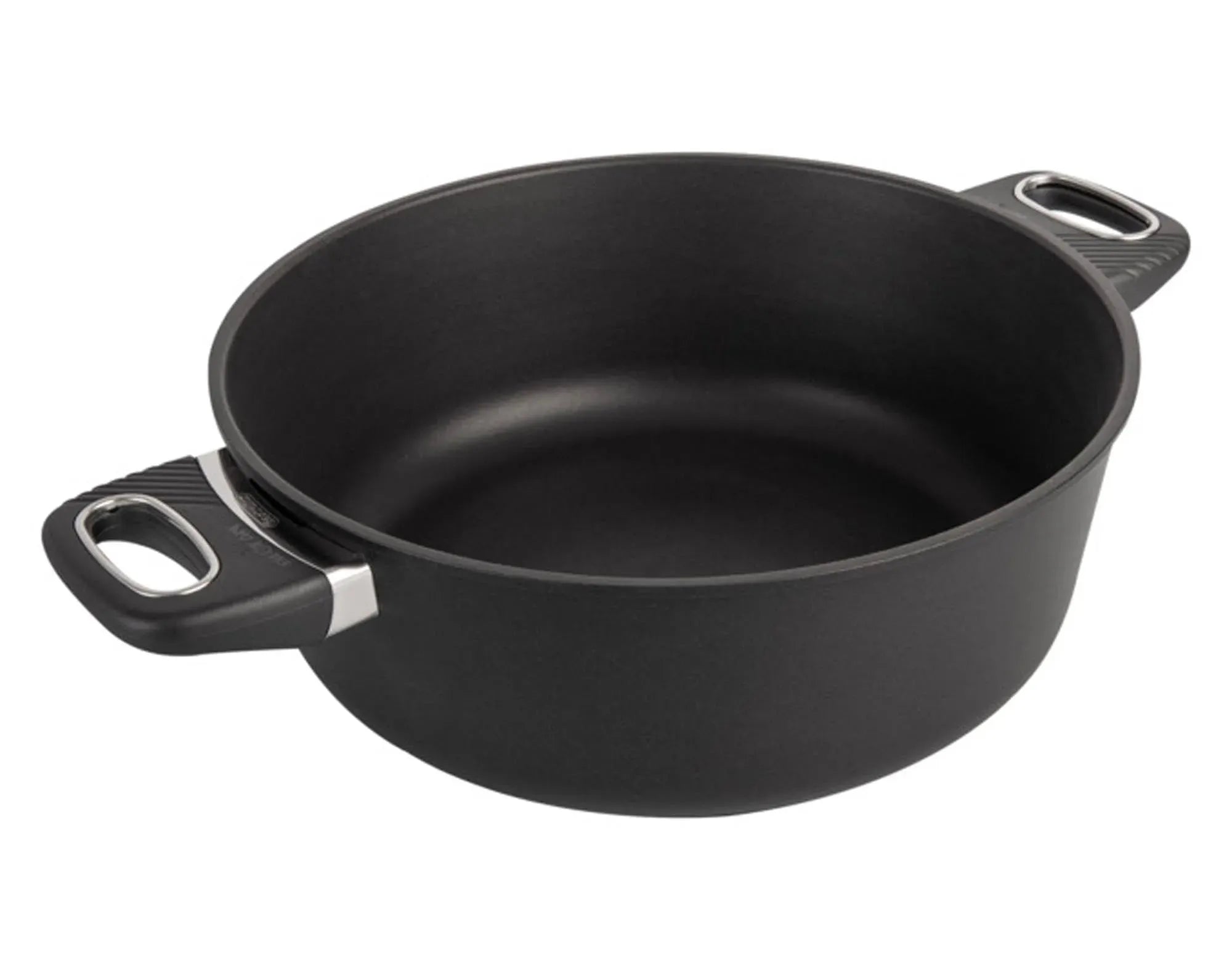 Hochwertiger Bratentopf ø 28 cm von GASTROLUX: Aluminiumguss, Biotan-Beschichtung, ideal für Braten und Eintöpfe, spülmaschinenfest.