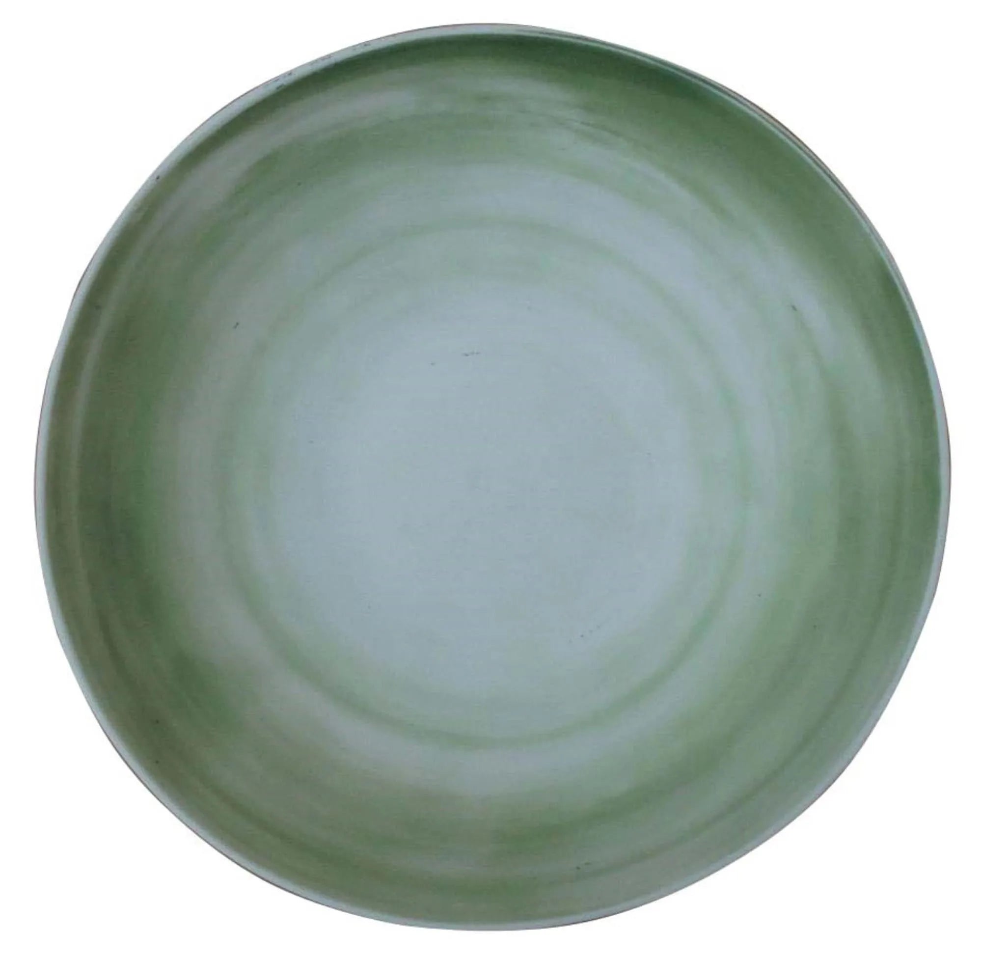 Elegante, matte grüne Porzellanschale (25cm) von Royale Italy: robust, spülmaschinen- & mikrowellenfest, ideal für Salate & Desserts.