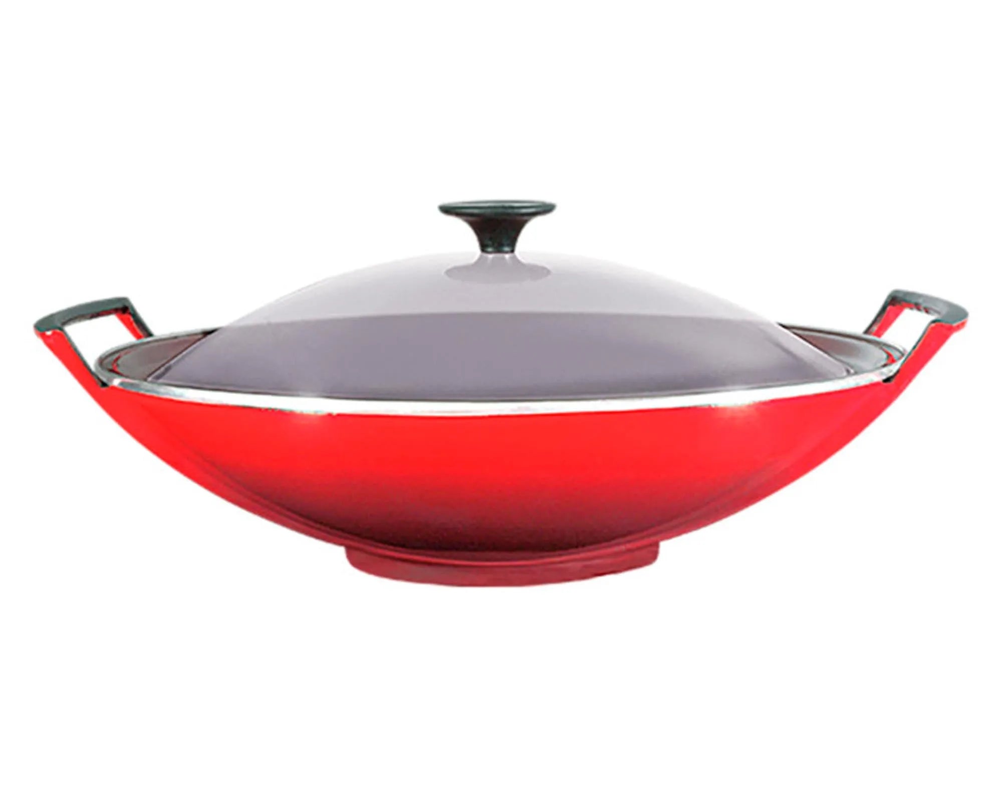 Wok mit Glasdeckel ø 36 cm in  präsentiert im Onlineshop von KAQTU Design AG. Topf ist von LE CREUSET