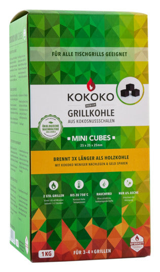 Grillkohle Kokoko Mini Cubes 1 kg in  präsentiert im Onlineshop von KAQTU Design AG. Grillzubehör ist von MCBRIKETT