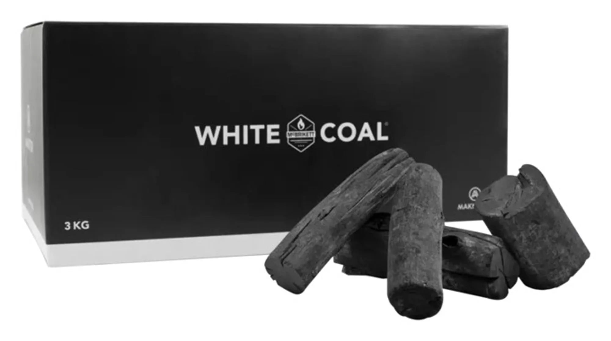 Holzkohle Whitecoal 3 kg in  präsentiert im Onlineshop von KAQTU Design AG. Grillzubehör ist von MCBRIKETT