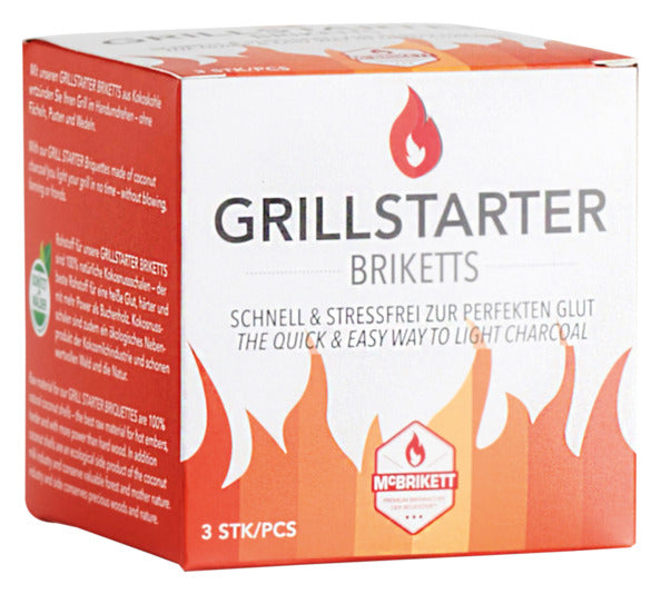 Grillstarter 3 Briketts in  präsentiert im Onlineshop von KAQTU Design AG. Grillzubehör ist von MCBRIKETT