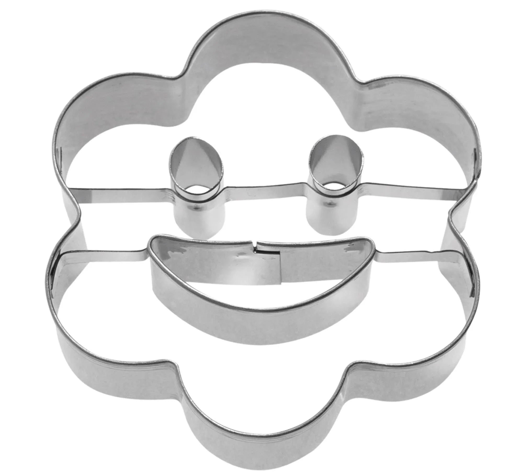 Ausstechform Rosette mit Smiley 2D, 6.5cm - KAQTU Design