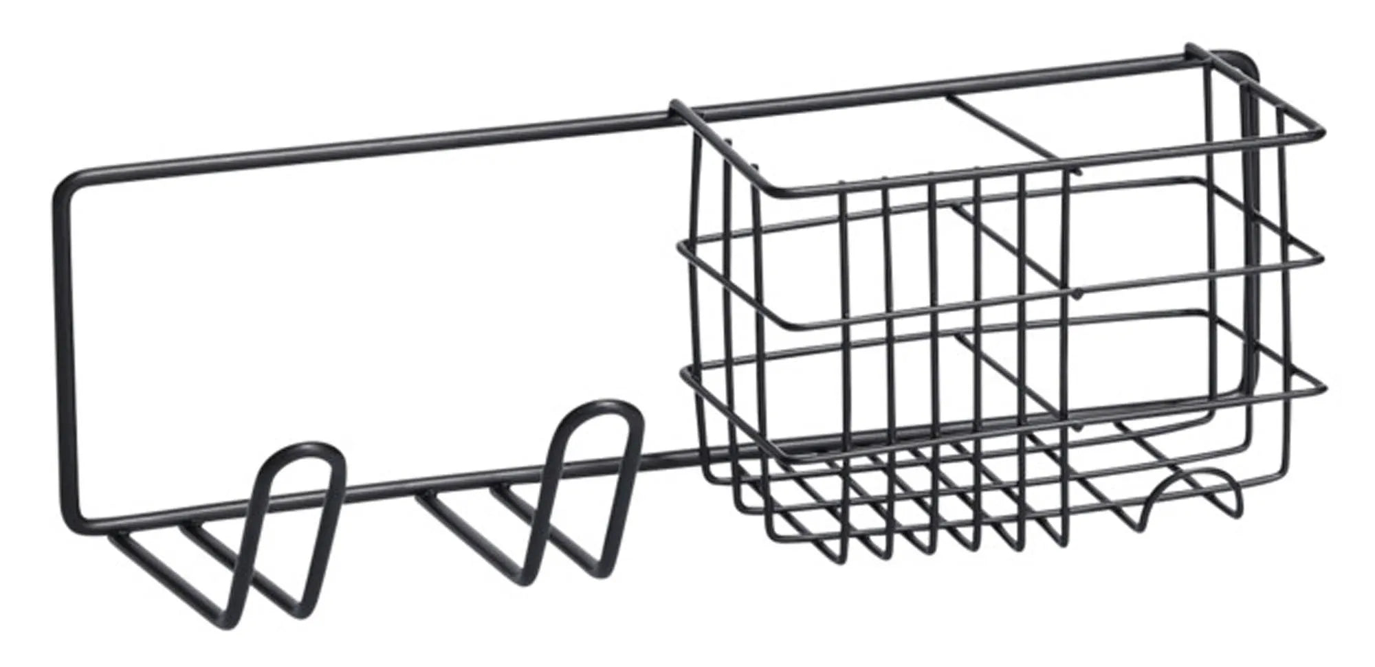 Kompaktes Wandregal 27x9.5x8.7cm von ZELLER PRESENT, ideal für Badutensilien, wasserabweisend, einfach zu montieren.