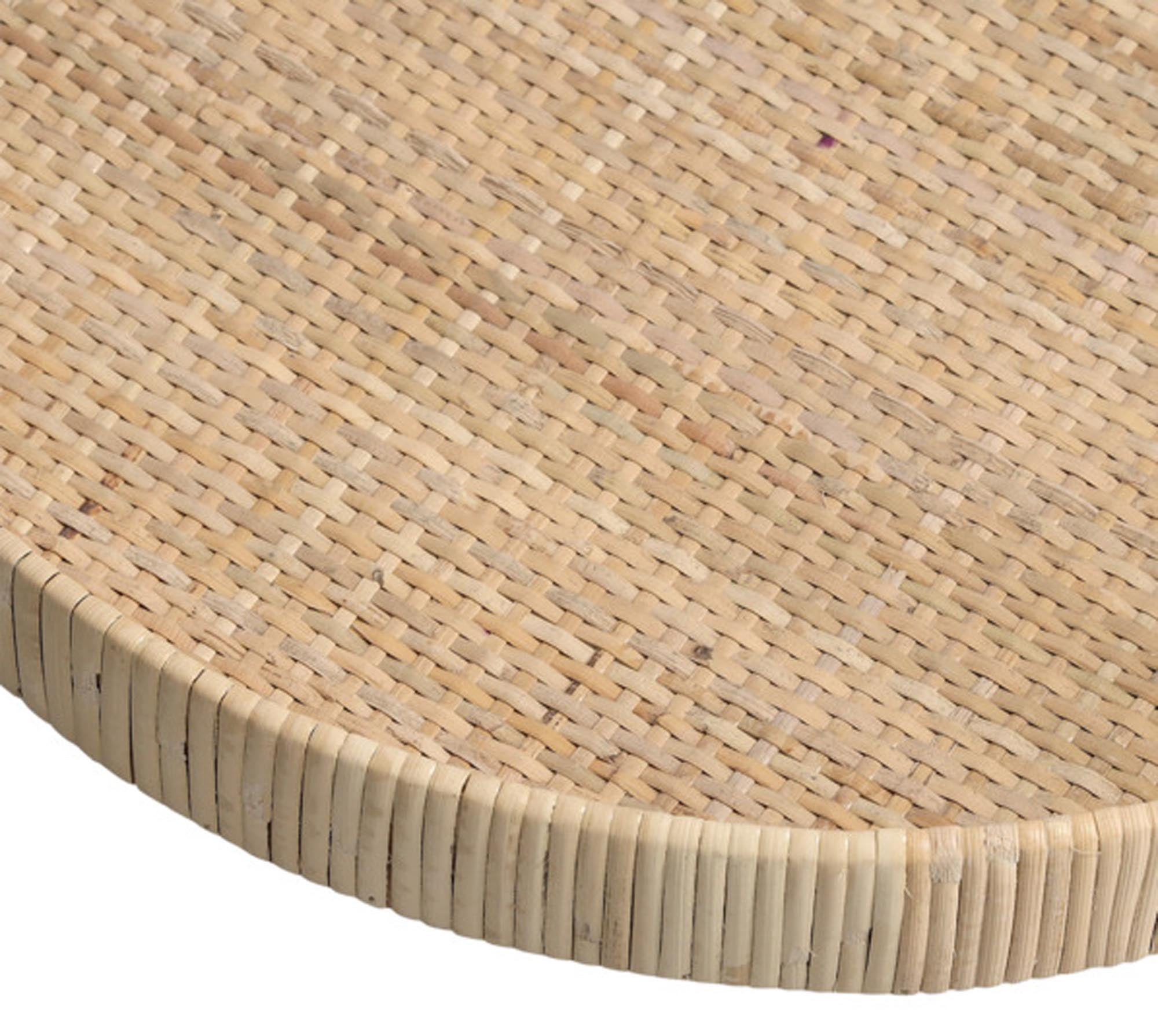 Dekotablett Nature Rattan 40x40x5 cm in  präsentiert im Onlineshop von KAQTU Design AG. Tablett ist von ZELLER PRESENT