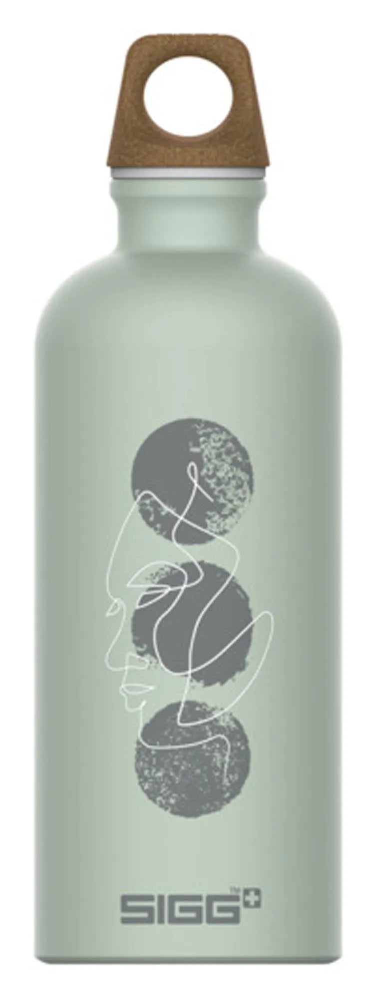 Trinkflasche Traveller Bottle MyPlanet Repeat 0.6 l in  präsentiert im Onlineshop von KAQTU Design AG. Flasche ist von SIGG