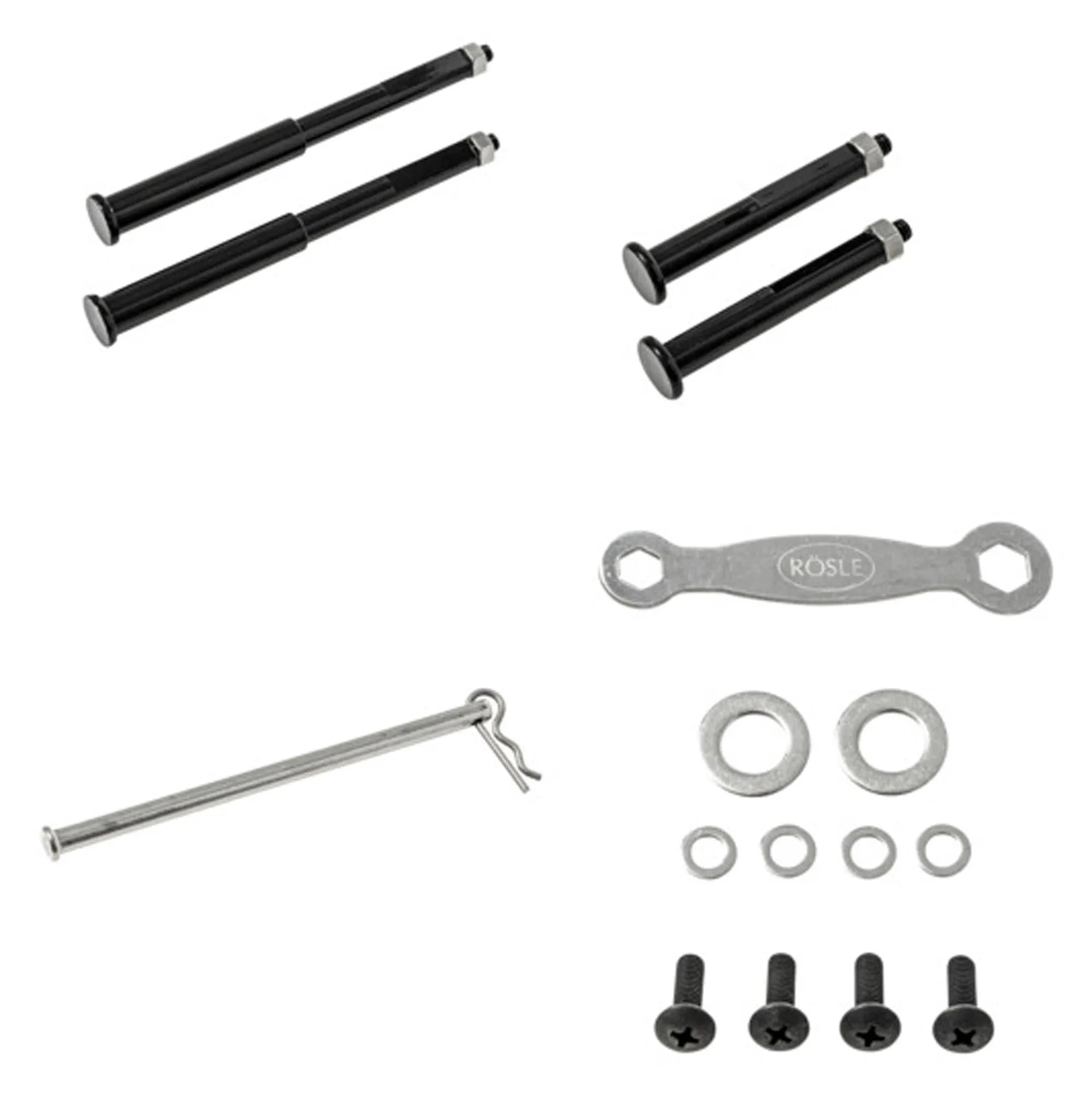 RÖSLE Kit de vis F50 F60: Hochwertiges Edelstahl-Schraubenset für langlebige Grillmontage und -wartung. Perfekt für F50/F60 Modelle.