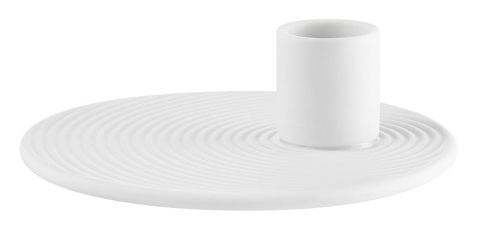 Kerzenh.Nona white ø12cm in  präsentiert im Onlineshop von KAQTU Design AG. Kerzenständer ist von BLOMUS