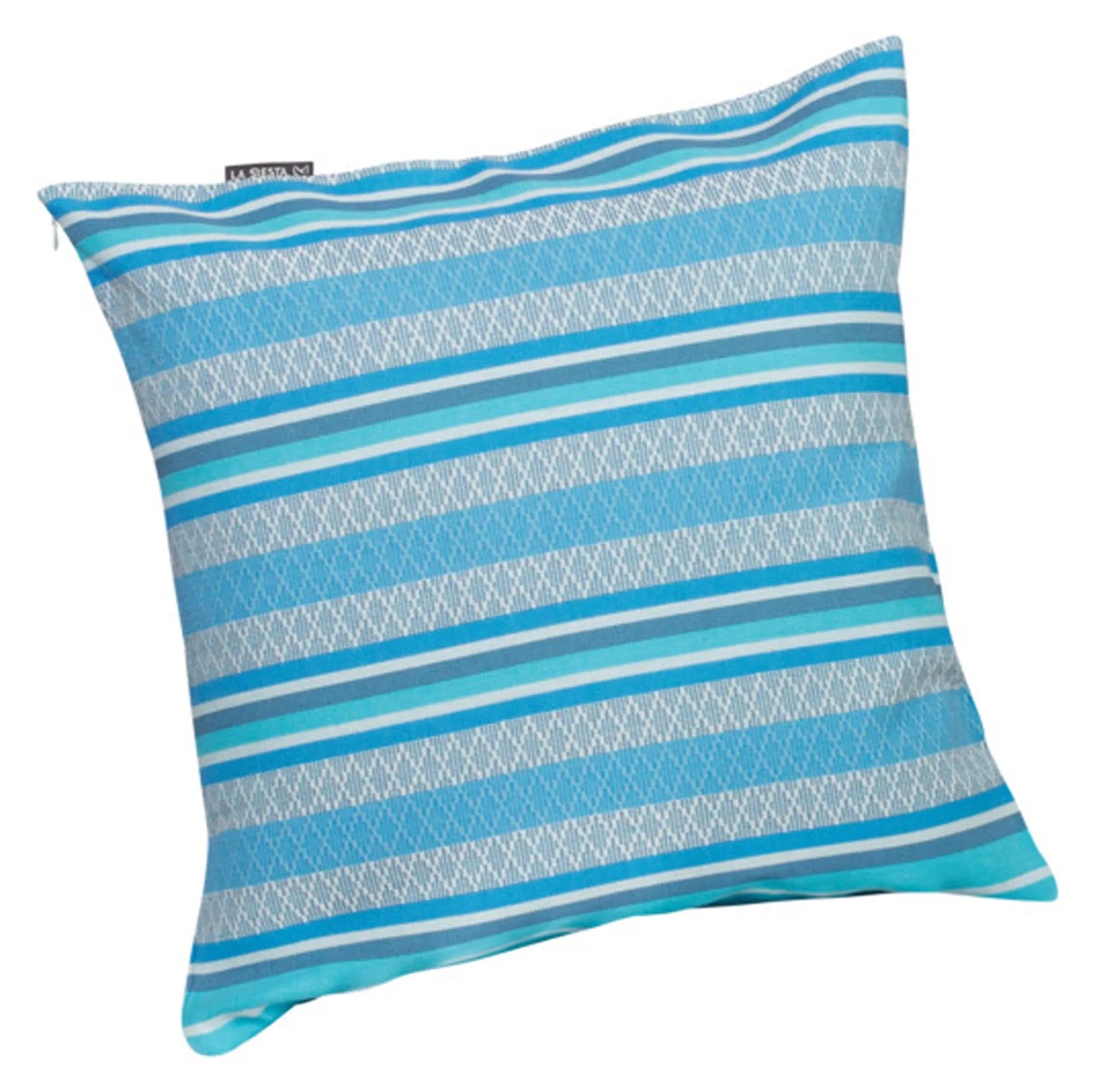 Kissen Carino azure in  präsentiert im Onlineshop von KAQTU Design AG. Kissen / Kissenbezüge ist von LA SIESTA