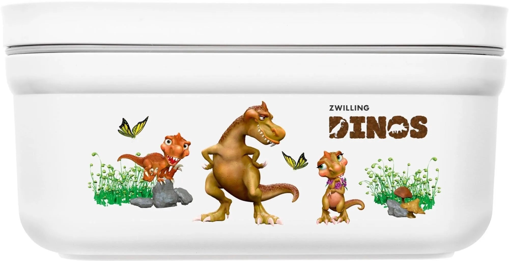 Vakuum-Lunchbox S, Kunststoff,Dino, 15.6x8.7x7.7 cm - 0.5L - KAQTU Design