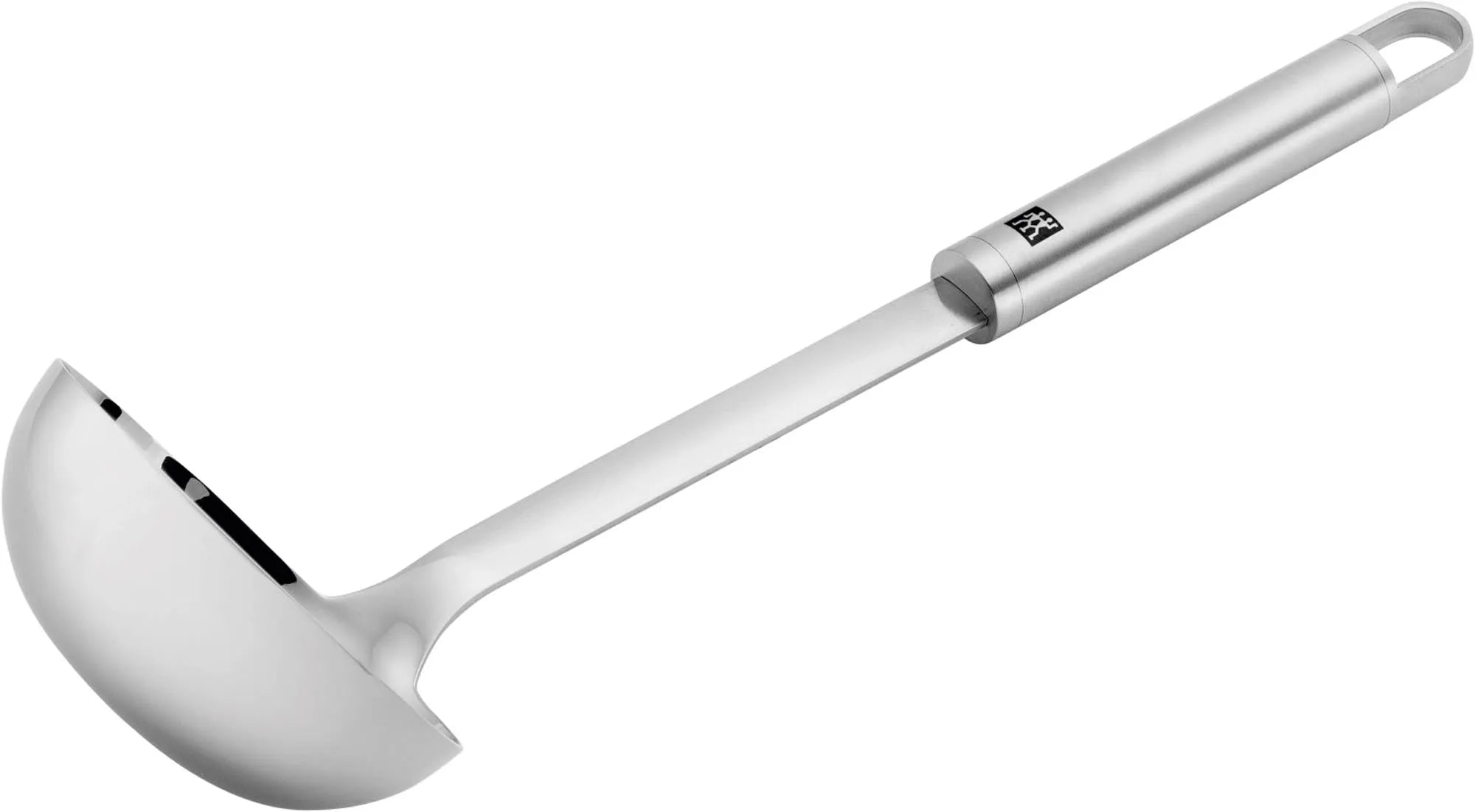 Zwilling Pro Suppenlöffel: Ergonomisch, langlebig, aus 18/10 Edelstahl. Perfekt für Suppen, spülmaschinenfest, stilvolles Design.