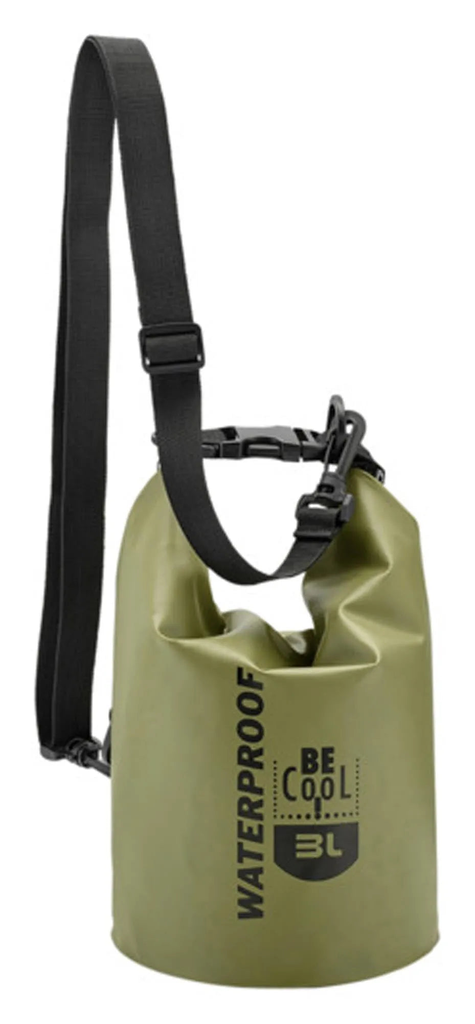 Kompakte BE COOL Kühltasche Tube in Khaki, 3L, modern, funktional, ideal für Ausflüge, leicht zu reinigen, mit Tragegriff.