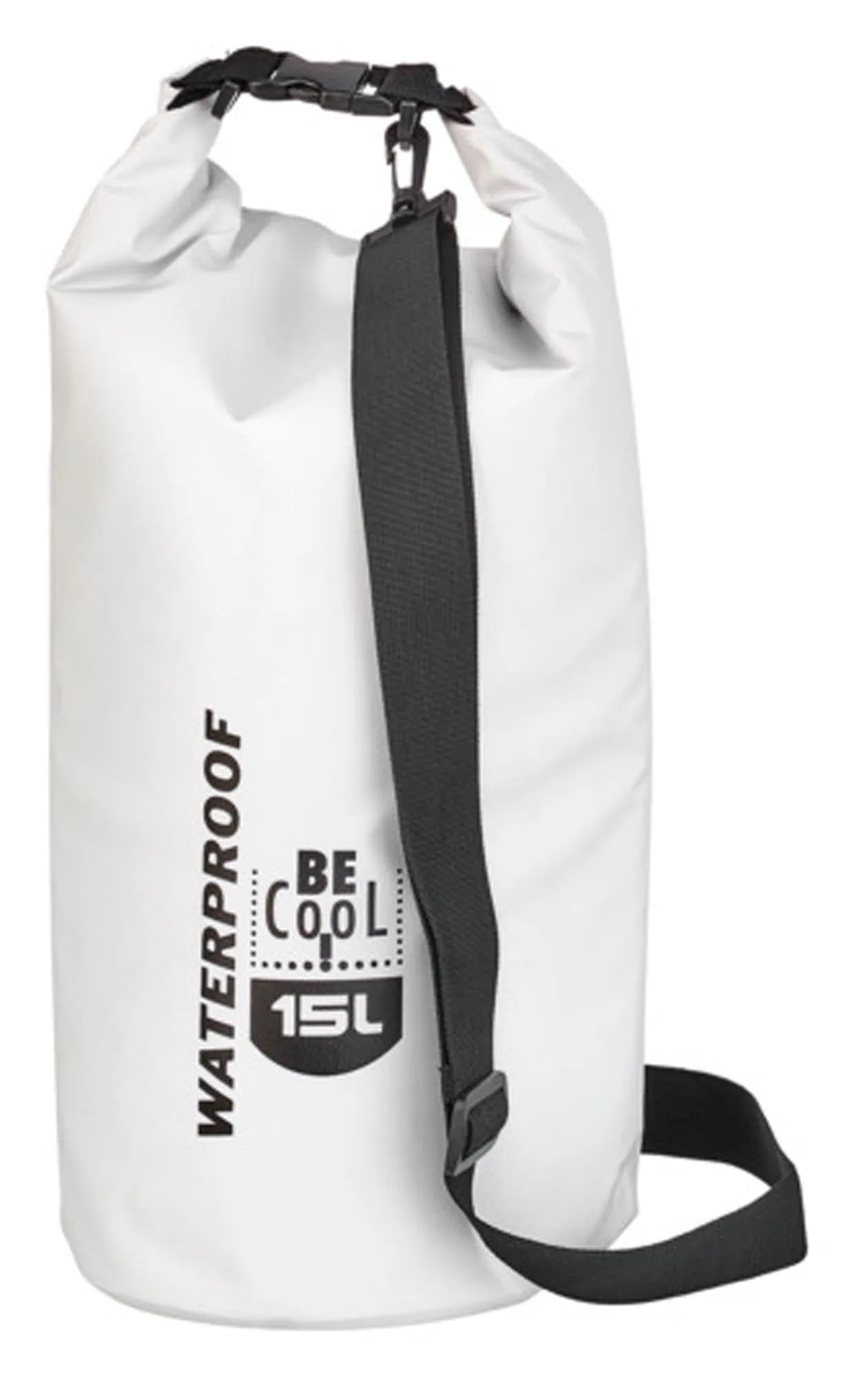 Kühltasche Tube 15L von BE COOL: Weiß, isoliert, wasserabweisend, ideal für Picknick, Strand, Ausflüge. Praktisch und stilvoll.