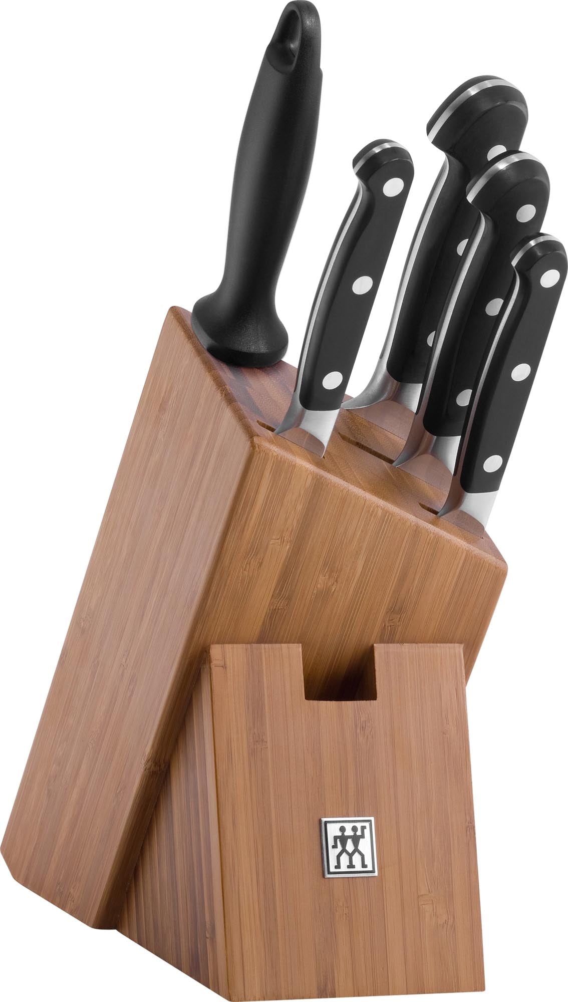 Zwilling Pro Messerblock, Bambus, 6-tlg. - KAQTU Design