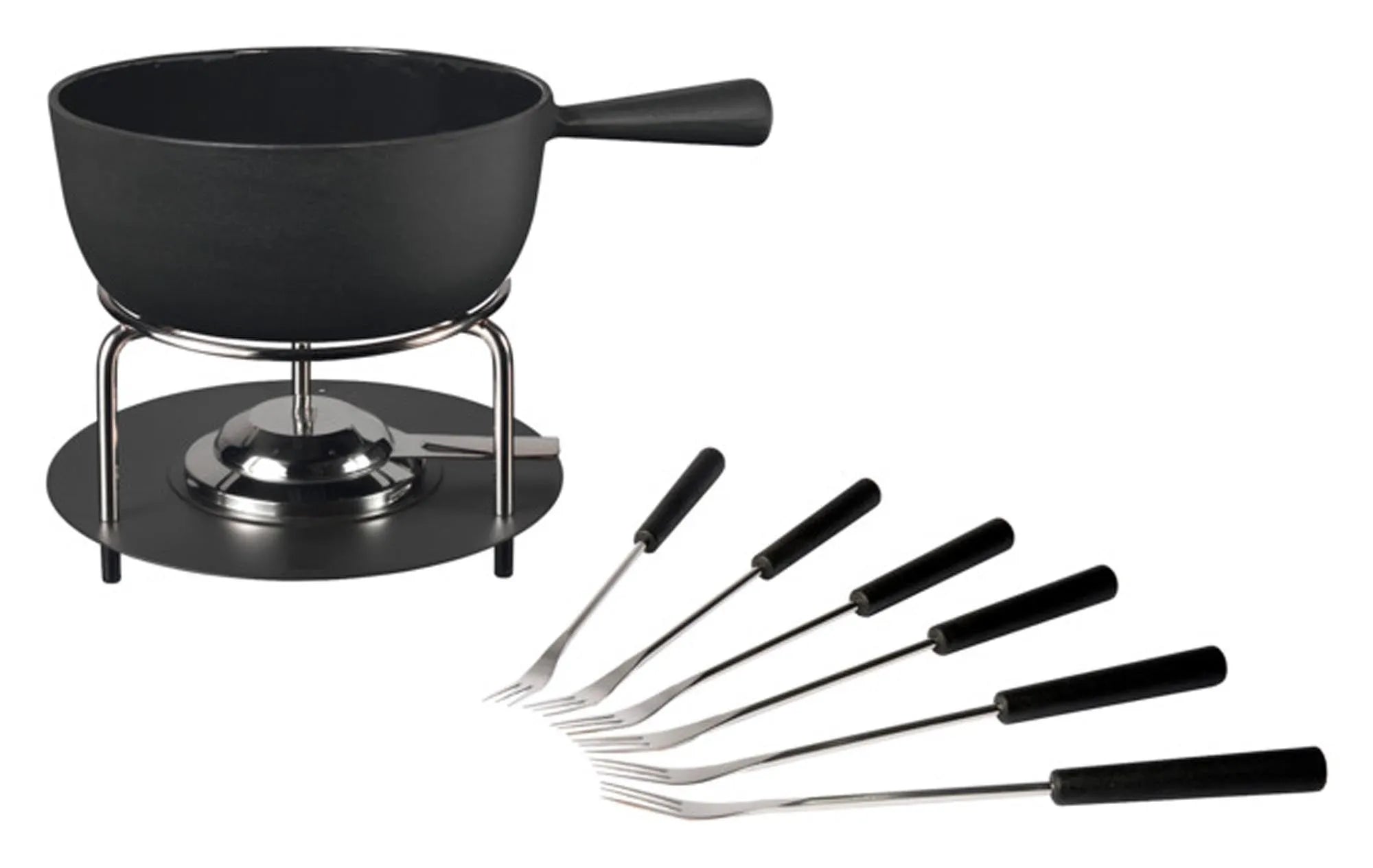 Fonduegarnitur Säntis Aragon Large Classic ø 22 cm in  präsentiert im Onlineshop von KAQTU Design AG. Fondue/Raclette ist von STÖCKLI