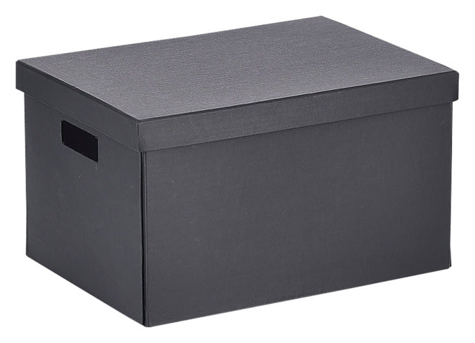 Aufbewahrungsb. schwarz 25x35 in  präsentiert im Onlineshop von KAQTU Design AG. Aufbewahrungsbehälter ist von ZELLER PRESENT