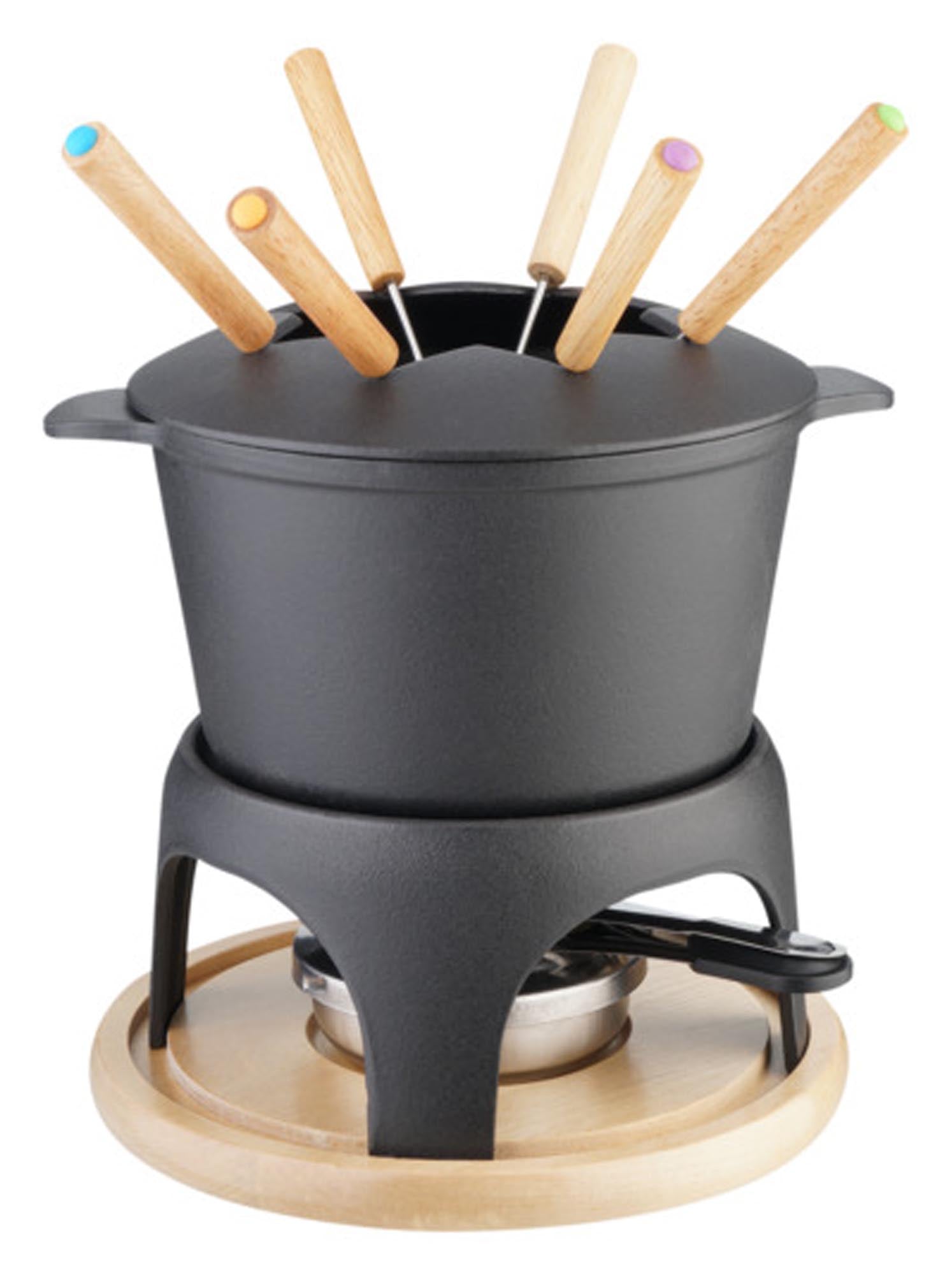 Fondueset Guss 12-teilig in  präsentiert im Onlineshop von KAQTU Design AG. Fondue/Raclette ist von EVA COLLECTION