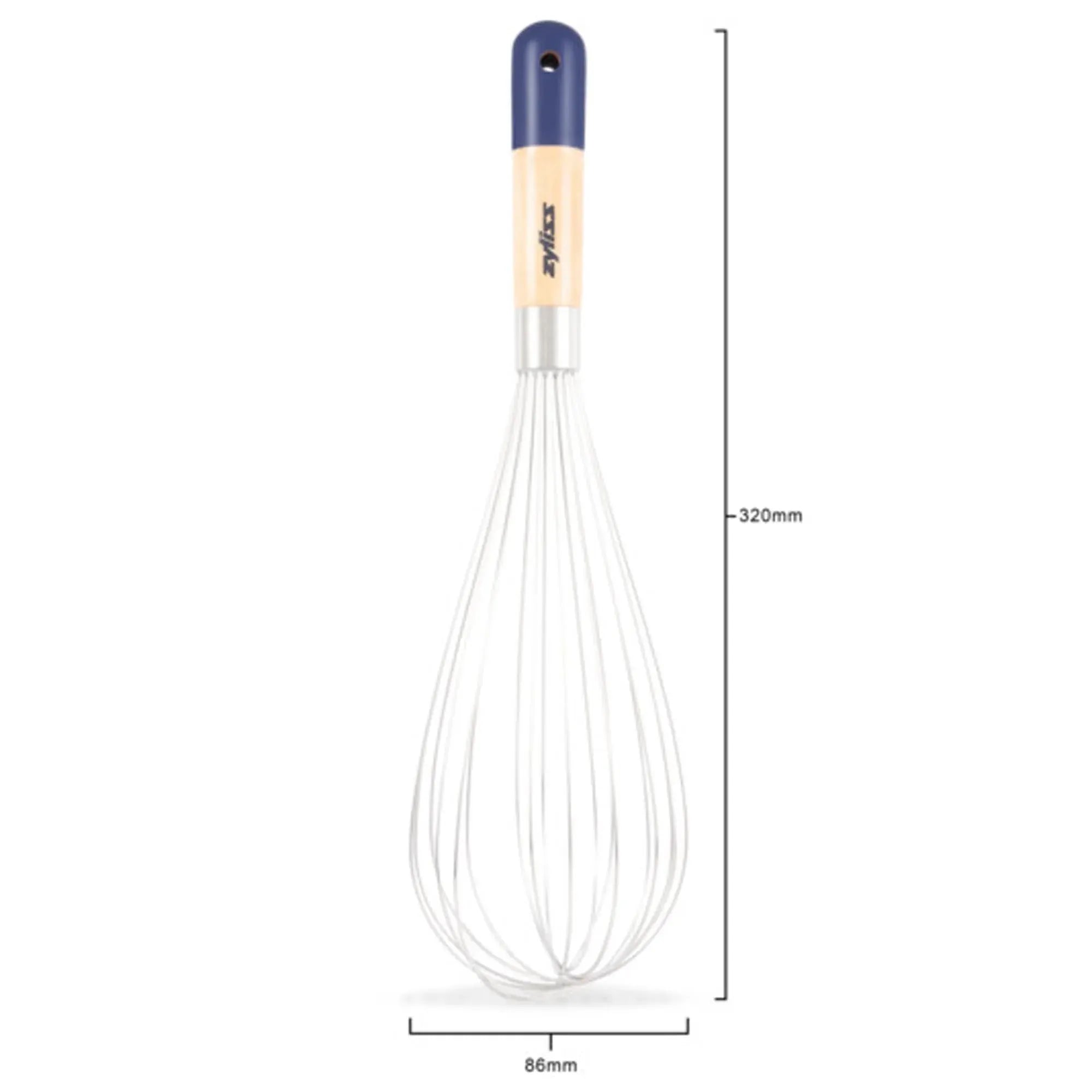 Der 33 cm ZYLISS Schneebesen: Perfekt für Eier, Sahne & mehr. Ergonomisch, aus Buche, pflegeleicht. Ideal für jede Küche!