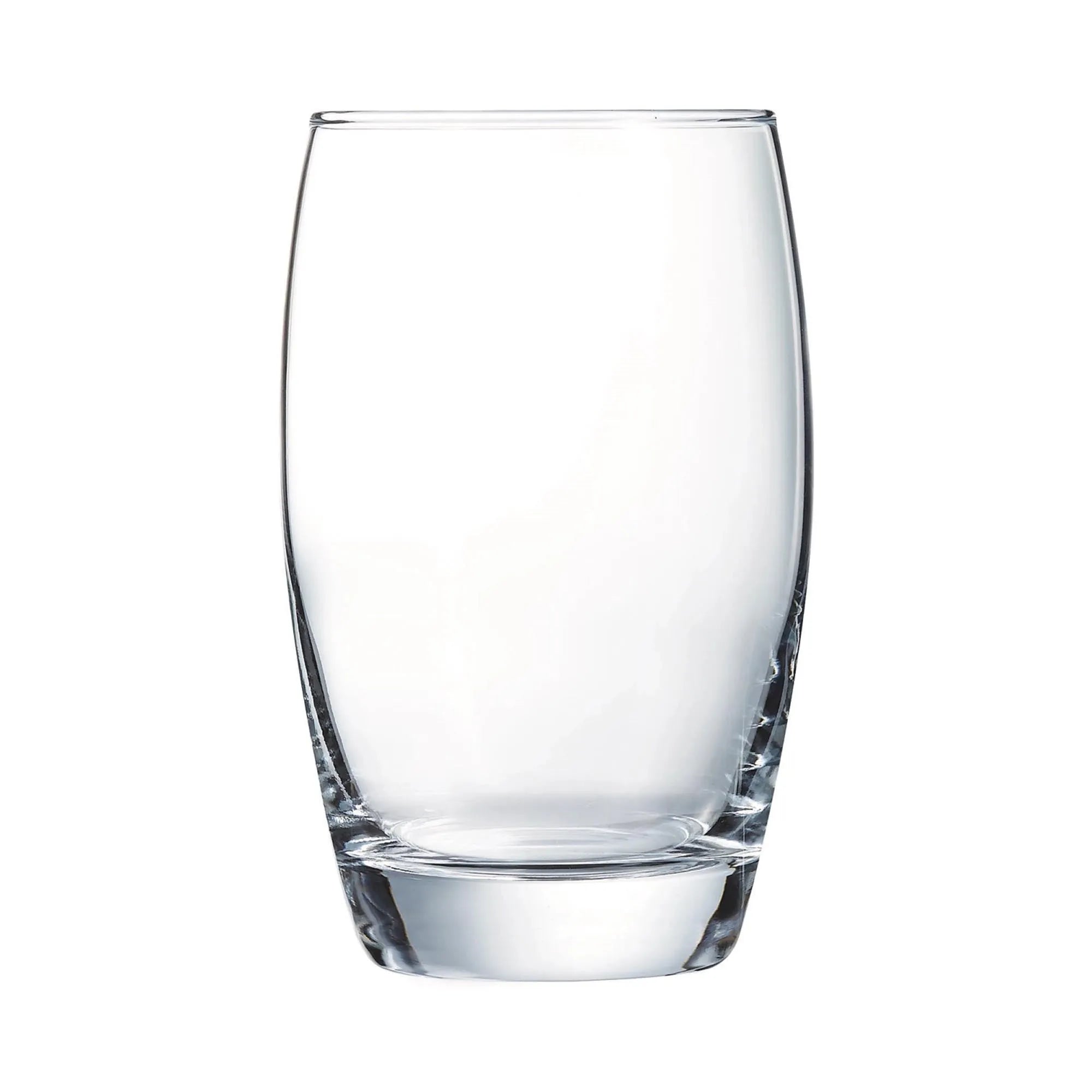 Elegantes Salto Wasserglas 0,35L von Arc France: Hochwertiges, klares Glas, bruchsicher, spülmaschinenfest, ideal für jeden Anlass.