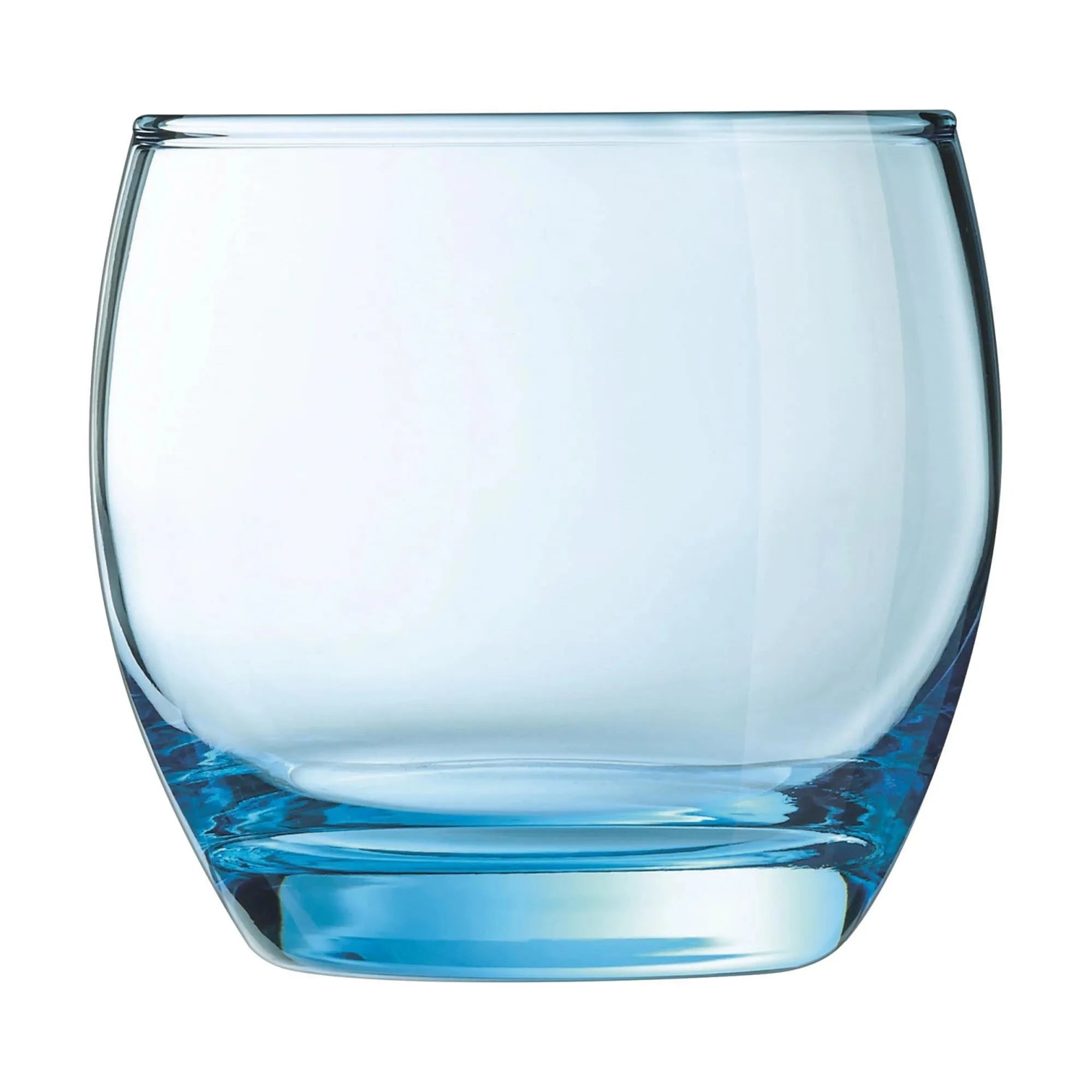 Eleganter Salto Eisblau Becher von Arc France: 0,32L, robustes Glas, ergonomisch, vielseitig für Softdrinks, Cocktails, Kaffee.