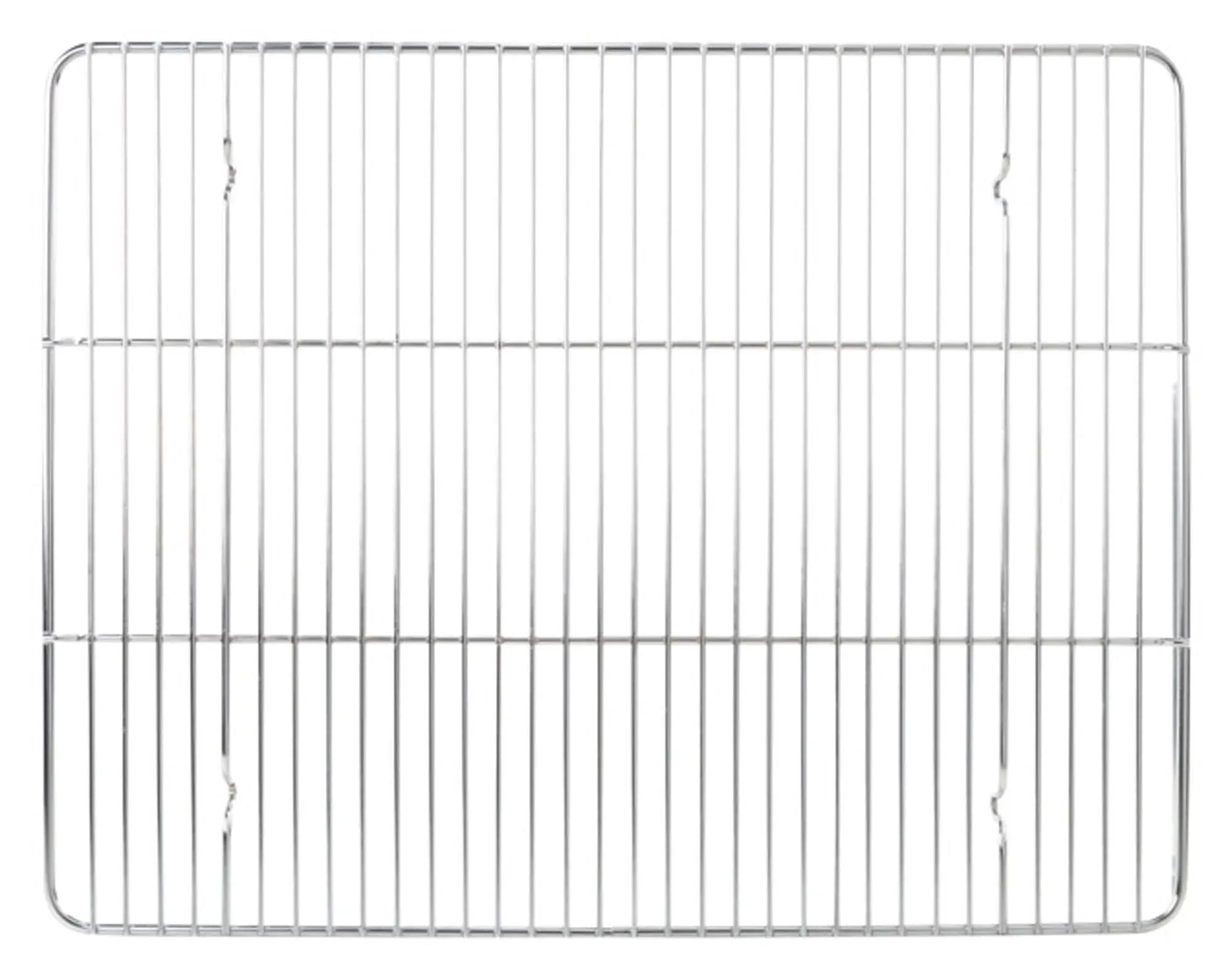 Stabiles, verchromtes Kuchengitter 40x30 cm von EVA COLLECTION für schnelles Abkühlen und einfache Reinigung. Perfekt für Backliebhaber!