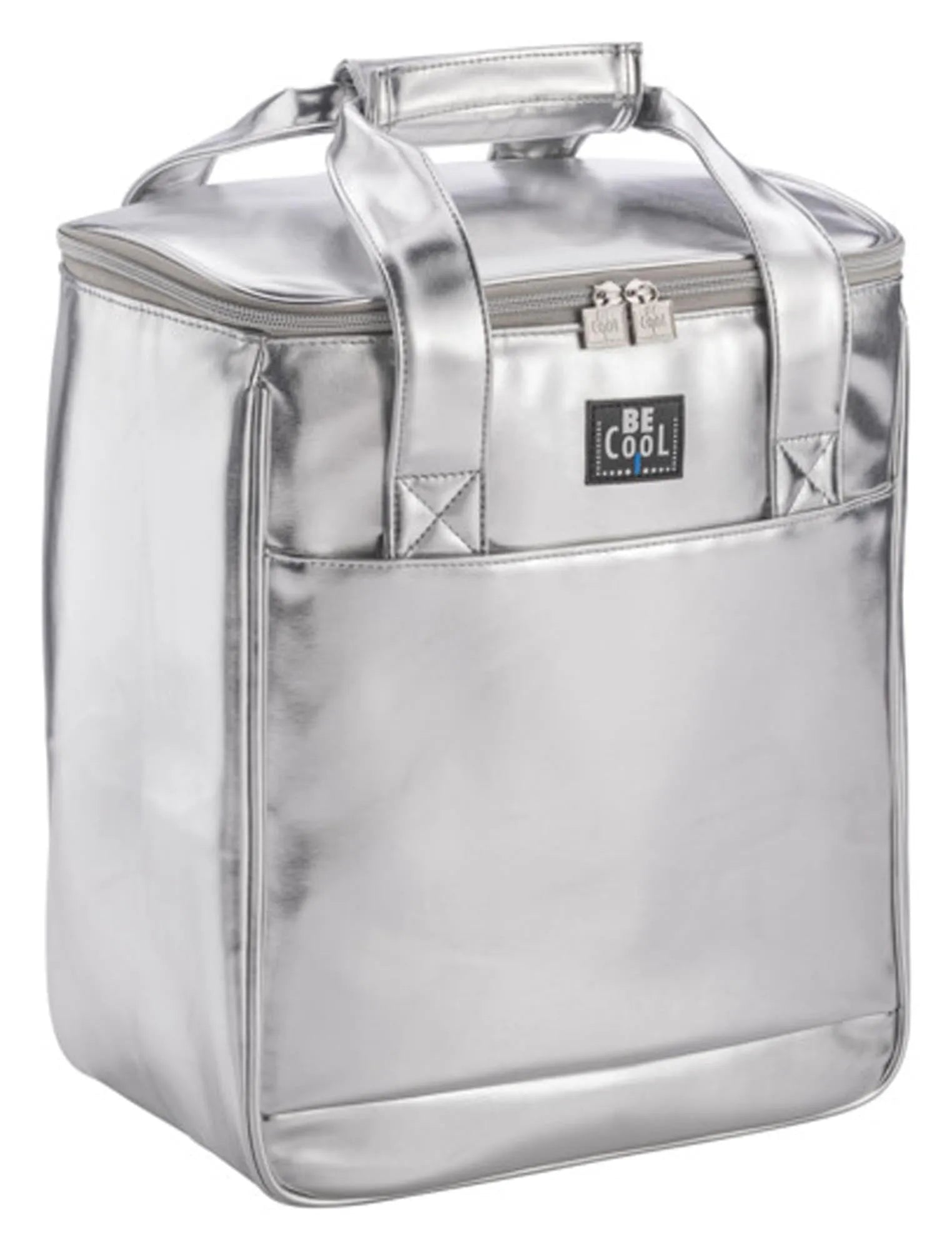 Kühltasche Silver 18.5 l von BE COOL: Ideal für Picknicks, mit isolierter Innenauskleidung, robustem Material und stilvollem Design.