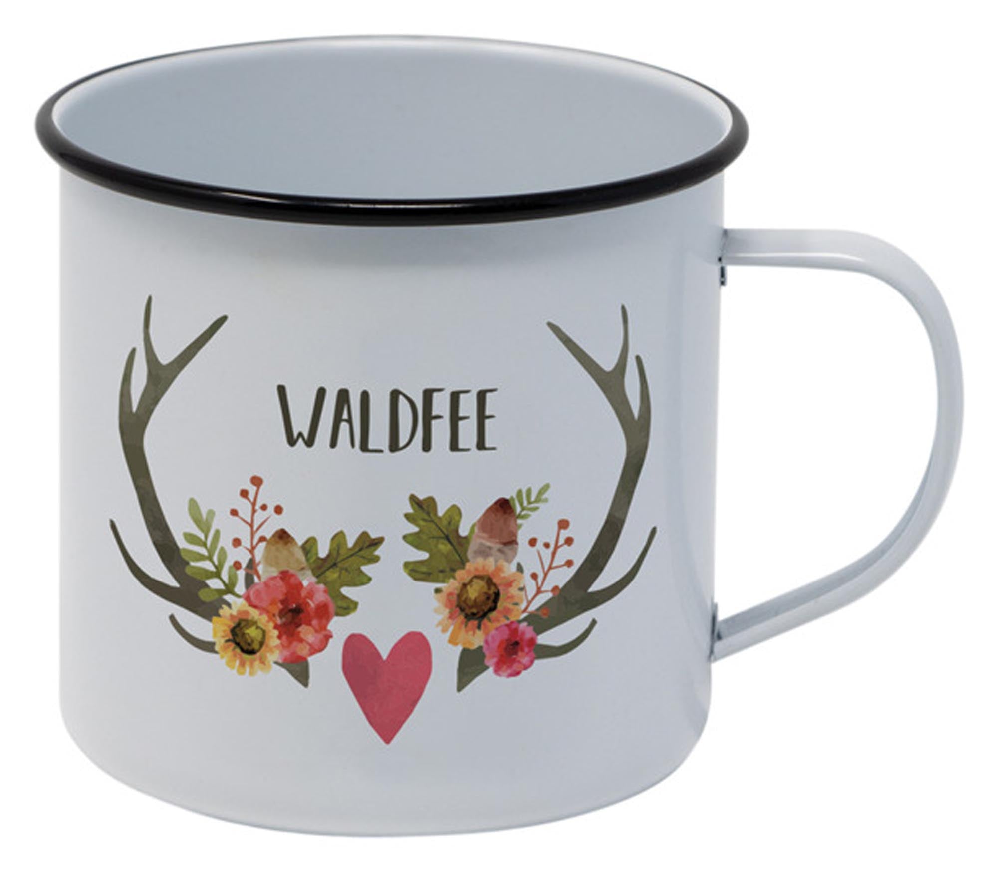 Henkelbecher Happy Metal Mug Waldfee in  präsentiert im Onlineshop von KAQTU Design AG. Glas ist von PPD