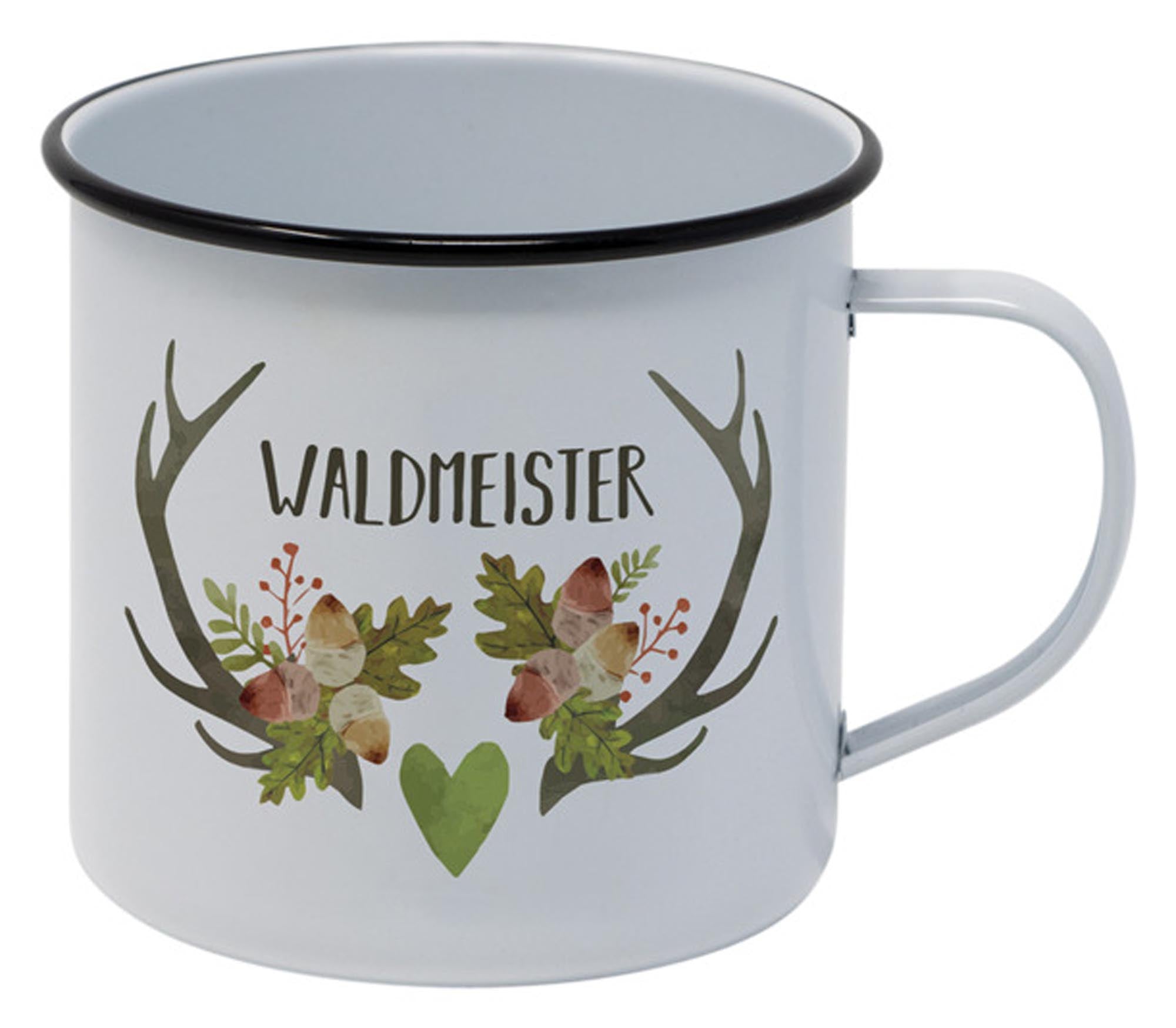 Henkelbecher Happy Metal Mug Waldmeister in  präsentiert im Onlineshop von KAQTU Design AG. Glas ist von PPD