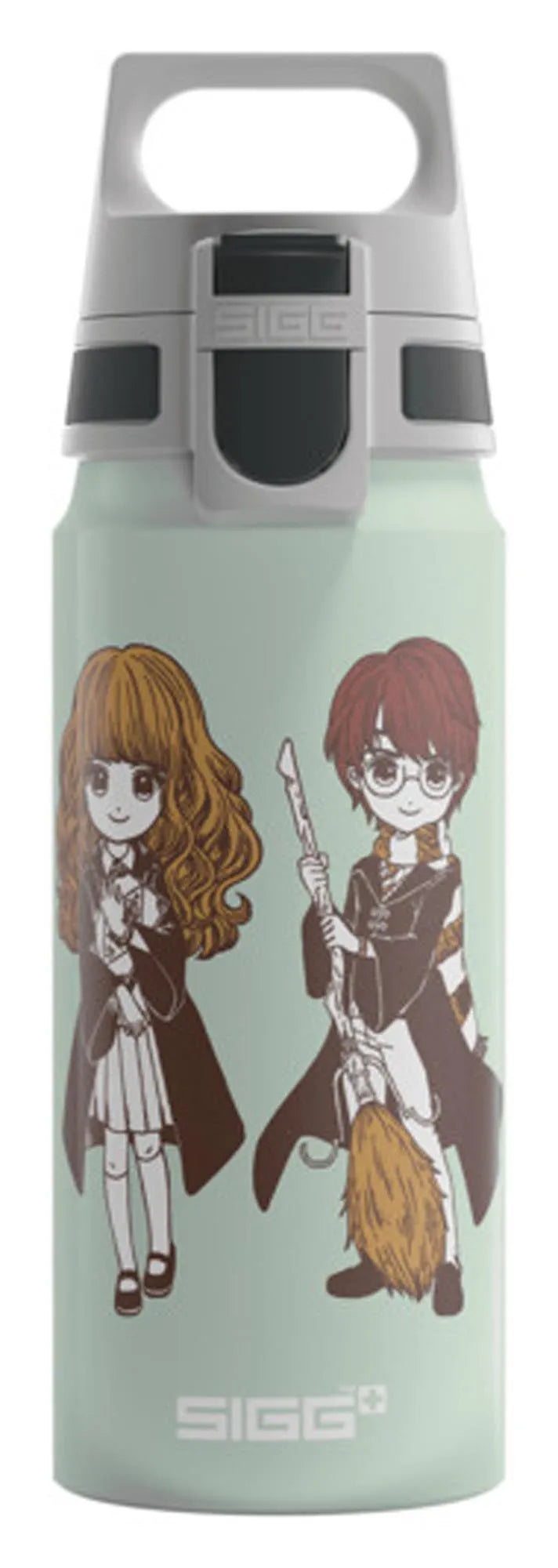 Magische 0.6L SIGG Trinkflasche aus Aluminium, BPA-frei, mit Harry Potter Design. Perfekt für Fans, umweltfreundlich, auslaufsicher.