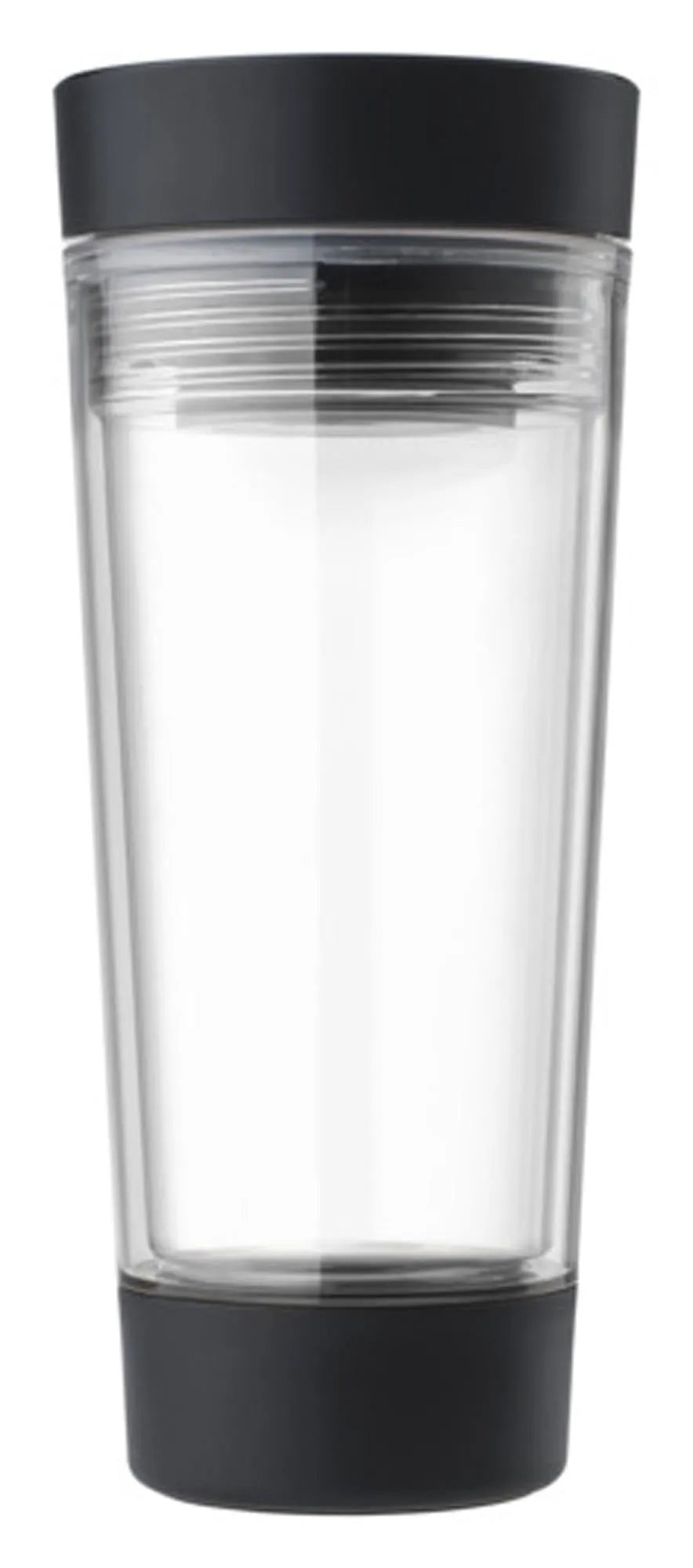 Stilvoller, BPA-freier Trinkbecher (0.36 l) aus Glas von BRABANTIA. Ideal für unterwegs, isolierend, spülmaschinenfest.